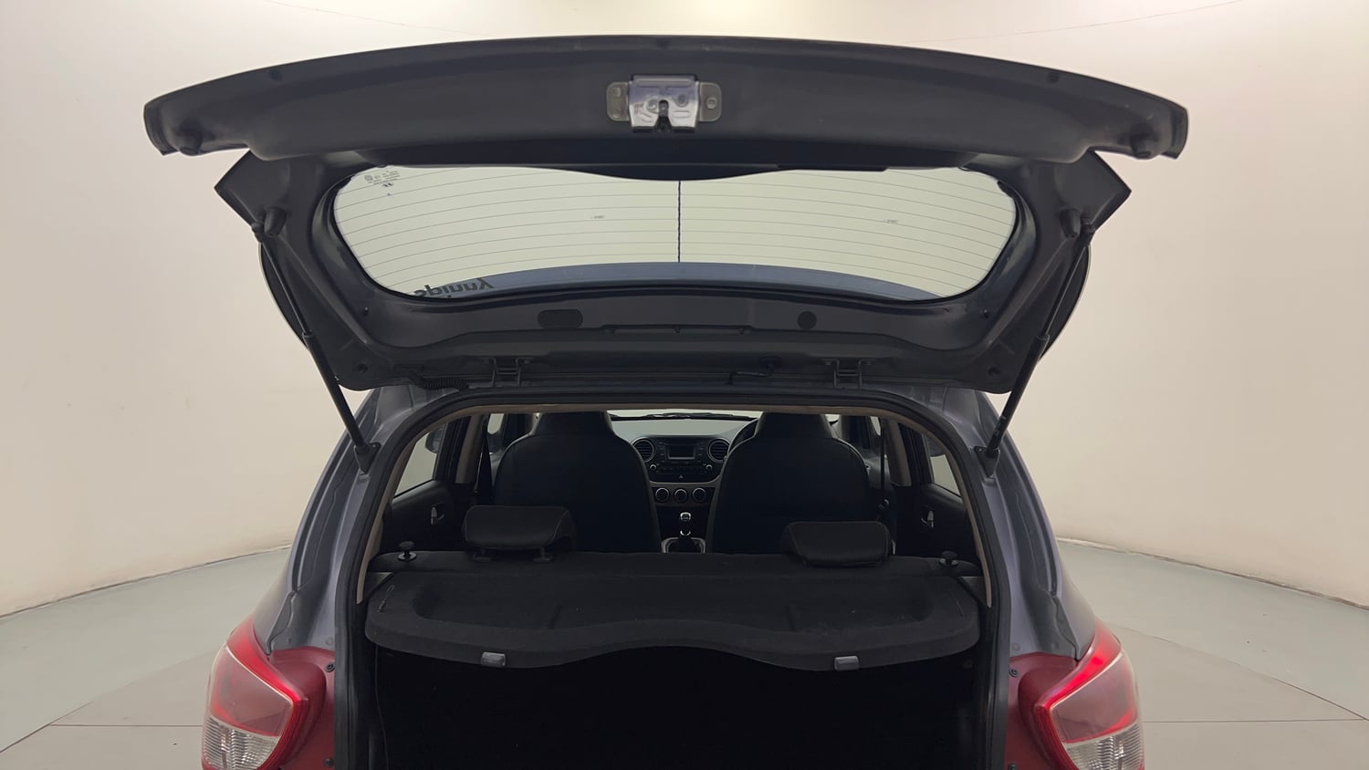 Used 2015 Hyundai Grand i10 Asta 1.2 Kappa VTVT Petrol Manual interior DICKY DOOR OPEN VIEW