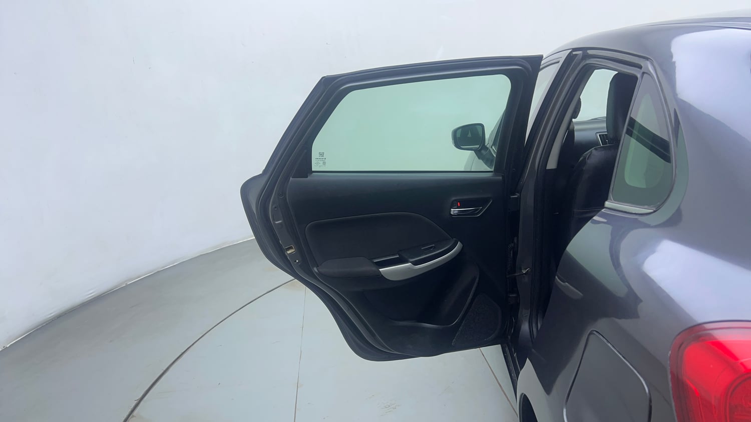 Used 2019 Maruti Suzuki Baleno Alpha 1.2 Petrol Manual interior LEFT REAR DOOR OPEN VIEW