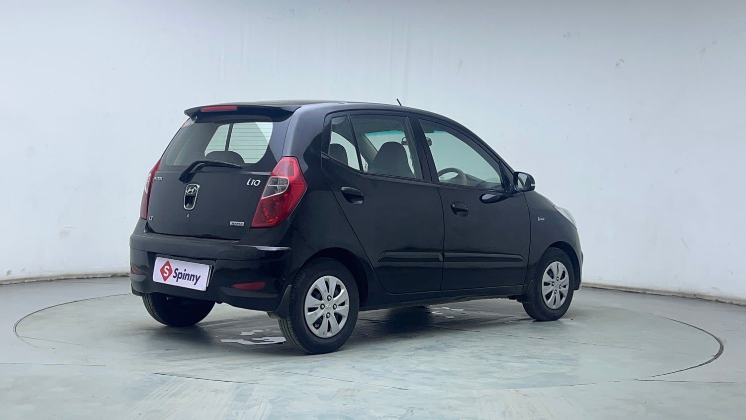 Used 2012 Hyundai i10 Sportz 1.2 Kappa2 Petrol Manual exterior RIGHT REAR CORNER VIEW