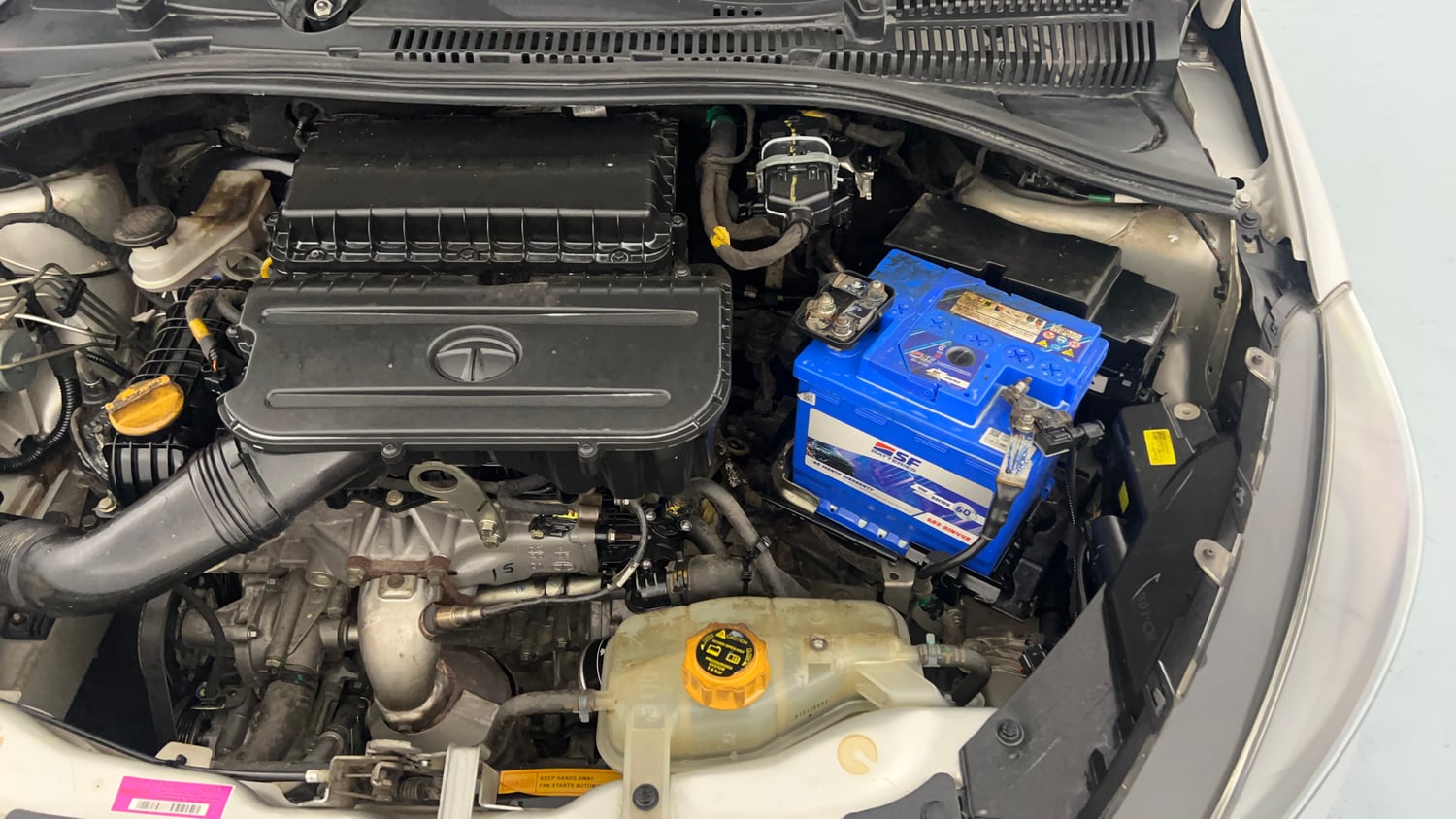 Used 2020 Tata Tiago XT Petrol Manual engine ENGINE LEFT SIDE VIEW