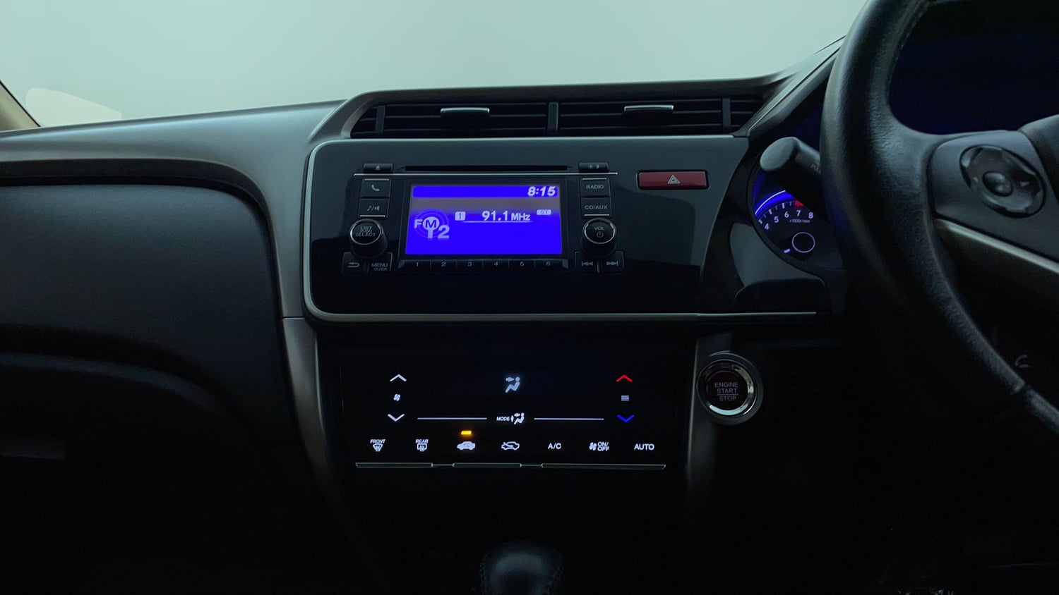 Used 2016 Honda City VX CVT Petrol Automatic interior MUSIC SYSTEM & AC CONTROL VIEW