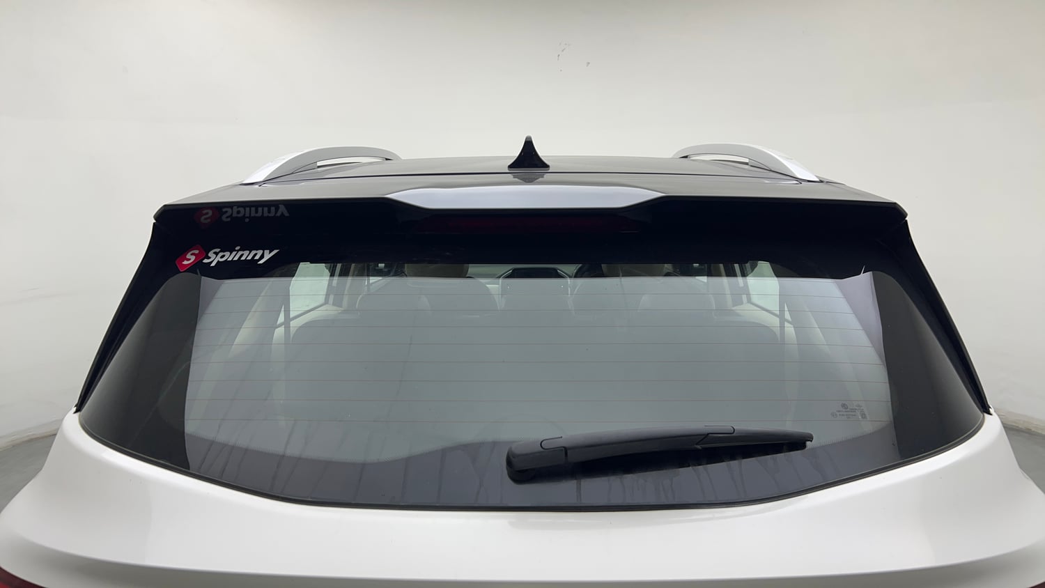 Used 2021 MG Motors Hector Sharp 1.5 Petrol Turbo Hybrid MT Dual Tone Hybrid Manual exterior BACK WINDSHIELD VIEW