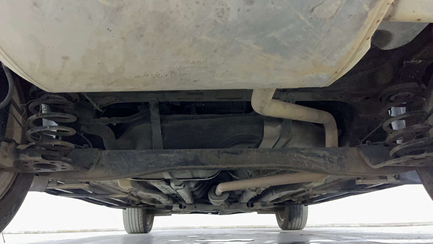 Used 2023 Hyundai Creta SX 1.5 Petrol Petrol Manual extra REAR UNDERBODY VIEW (TAKEN FROM REAR)