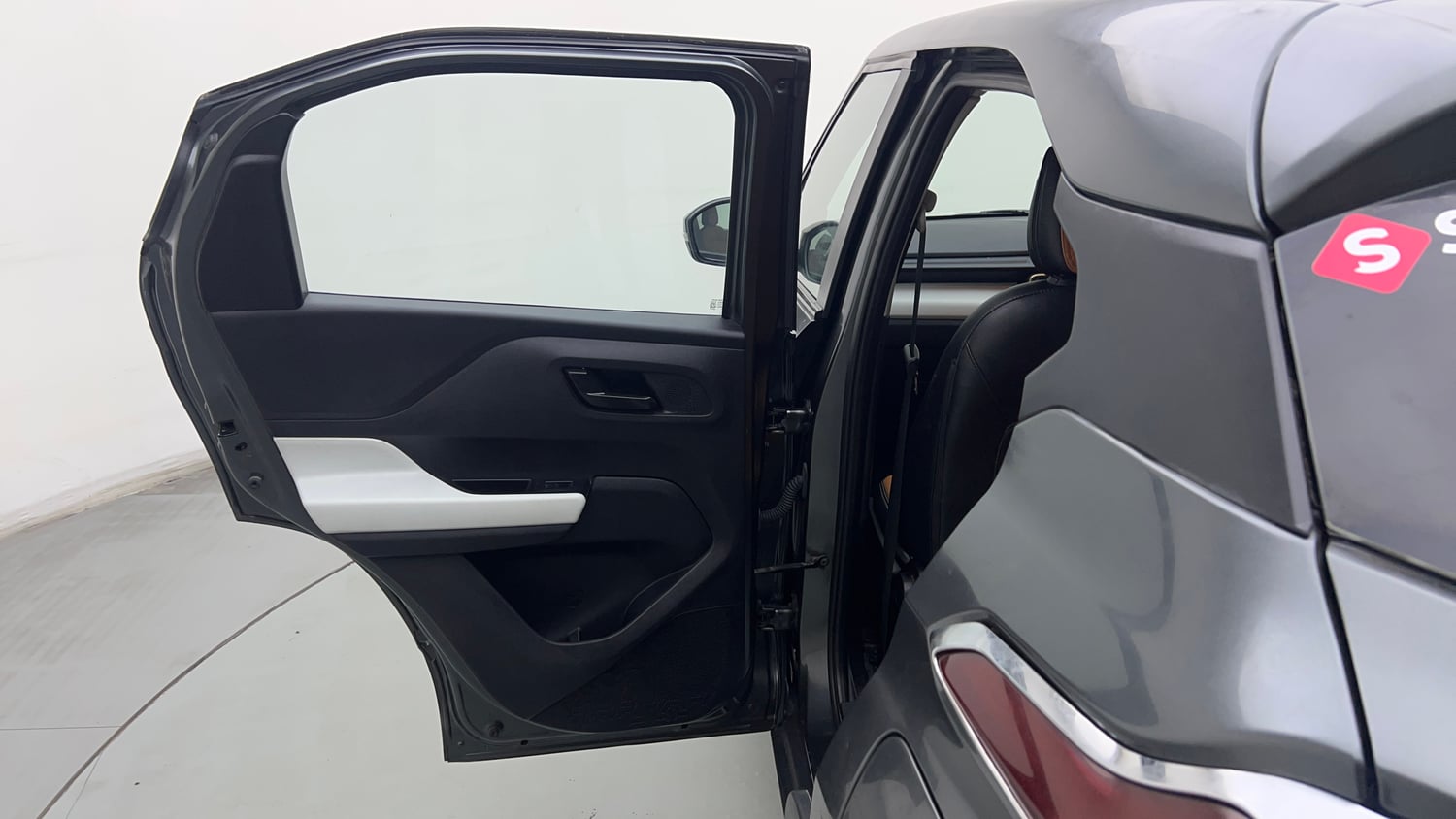 Used 2023 Tata Punch Accomplished Dazzle Pack MT Petrol Manual interior LEFT REAR DOOR OPEN VIEW