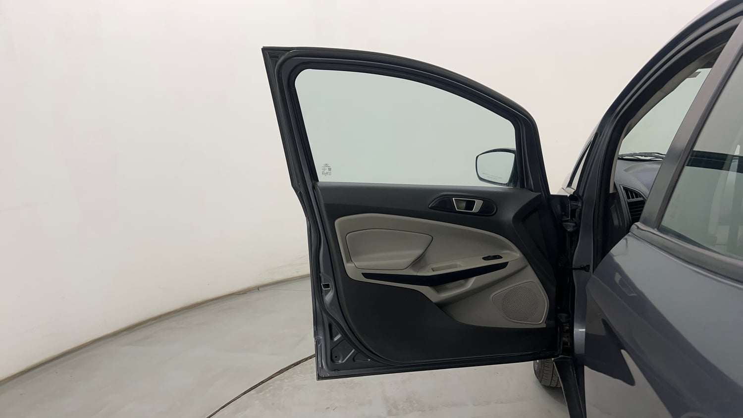 Used 2017 Ford EcoSport Trend 1.5L TDCi Diesel Manual interior LEFT FRONT DOOR OPEN VIEW