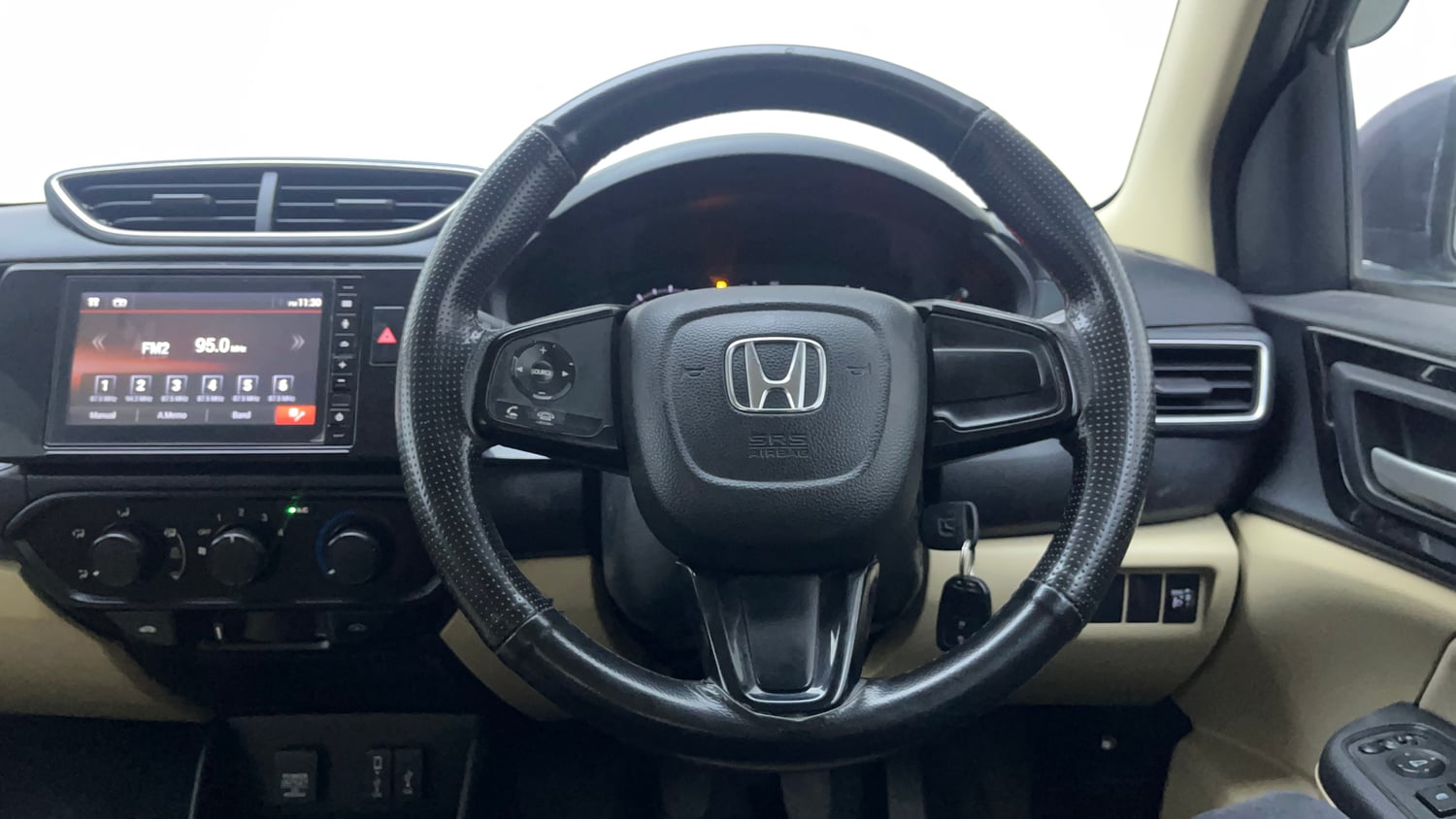 Used 2020 Honda Amaze 1.2 S MT Petrol Petrol Manual interior STEERING VIEW