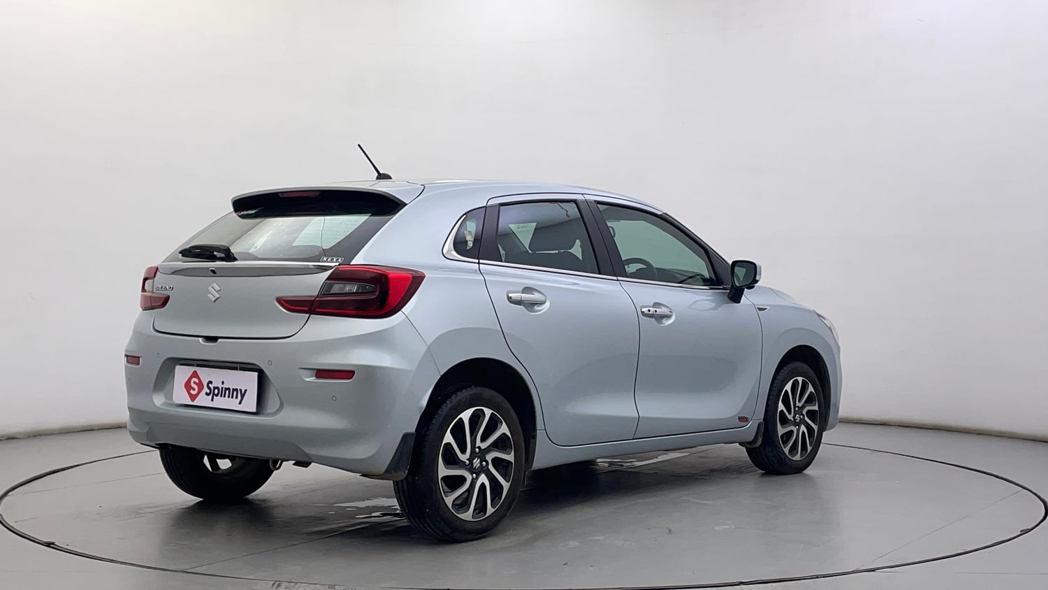 Used 2023 Maruti Suzuki Baleno Alpha AGS Petrol Automatic exterior RIGHT REAR CORNER VIEW