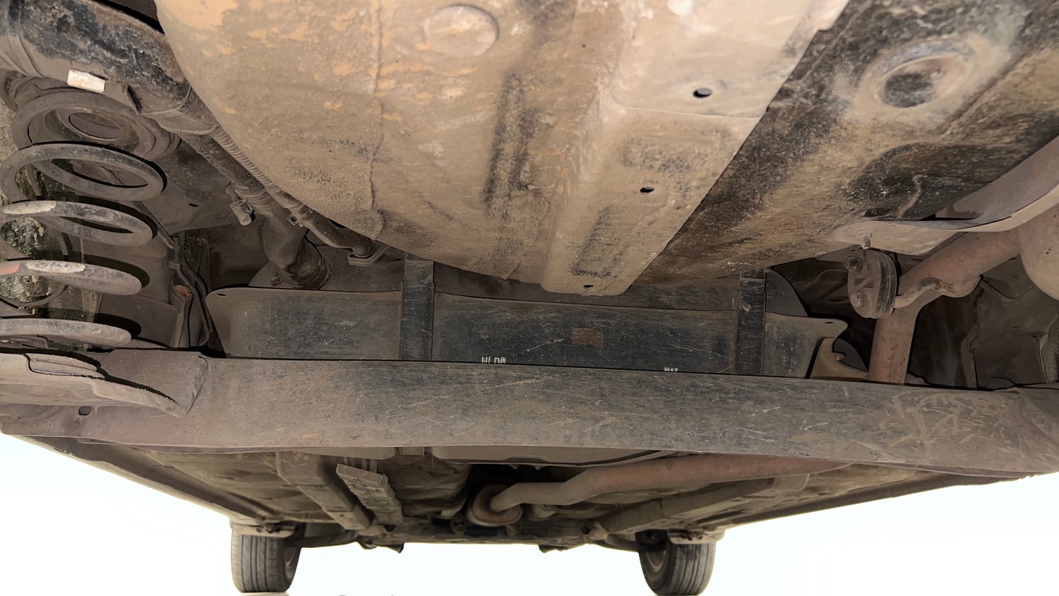 Used 2019 Hyundai Grand i10 Asta 1.2 Kappa VTVT Petrol Manual extra REAR UNDERBODY VIEW (TAKEN FROM REAR)