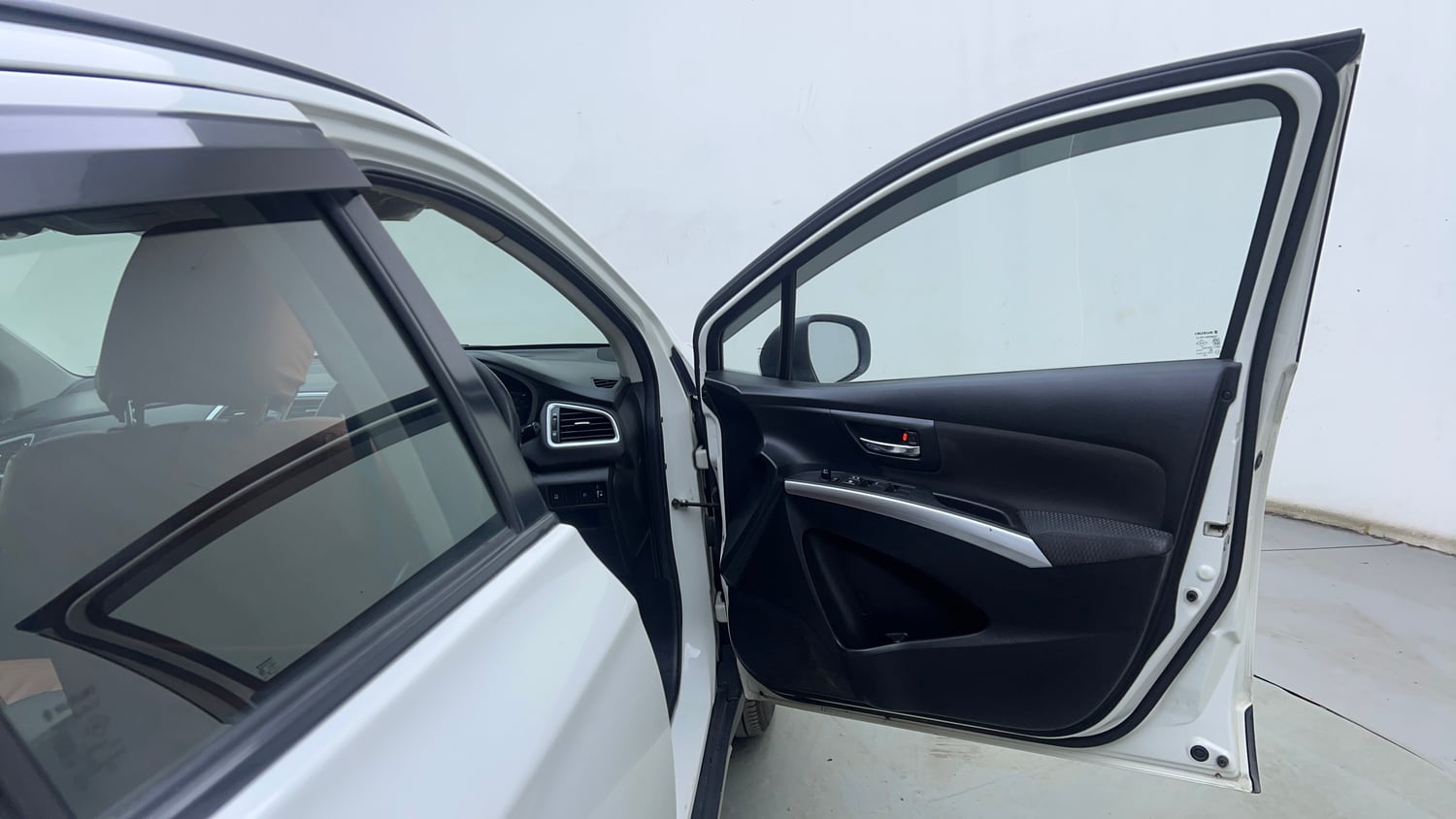 Used 2021 Maruti Suzuki S-Cross Zeta AT Petrol Automatic interior RIGHT FRONT DOOR OPEN VIEW