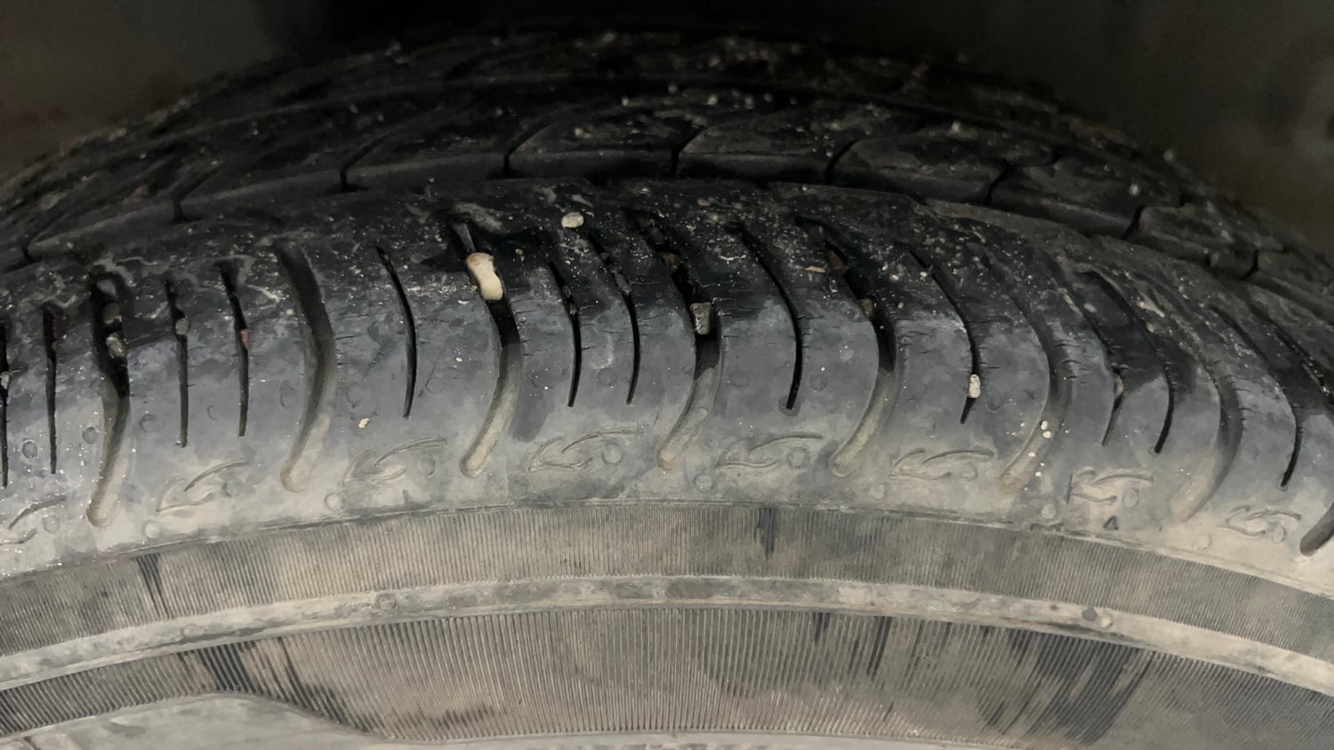 Used 2023 Honda Amaze VX MT 1.2 Petrol Petrol Manual tyres RIGHT REAR TYRE TREAD VIEW
