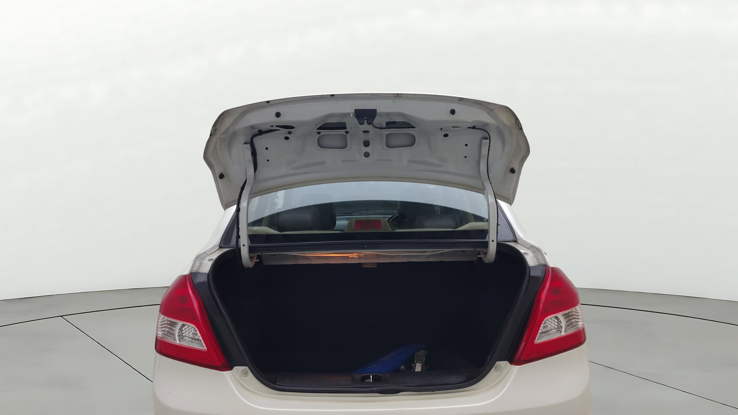 Used 2014 Maruti Suzuki Swift Dzire VXI Petrol Manual interior DICKY DOOR OPEN VIEW