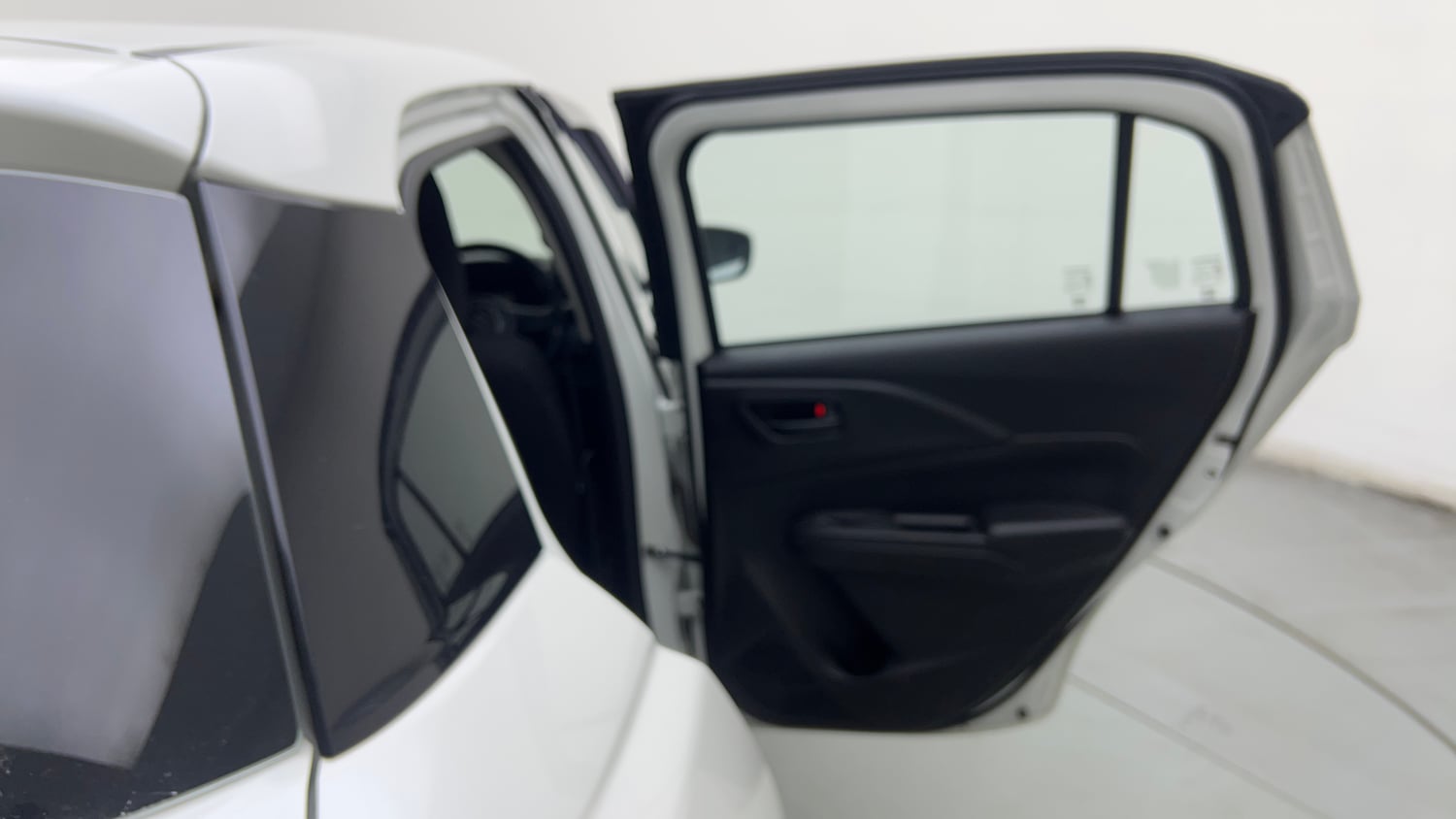 Used 2026 Maruti Suzuki Swift LXi Petrol Manual interior RIGHT REAR DOOR OPEN VIEW