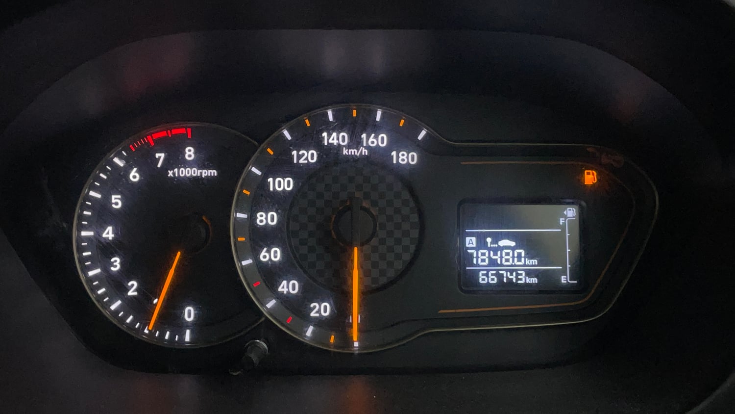 Used 2022 Hyundai Santro Sportz Petrol Manual interior CLUSTERMETER VIEW