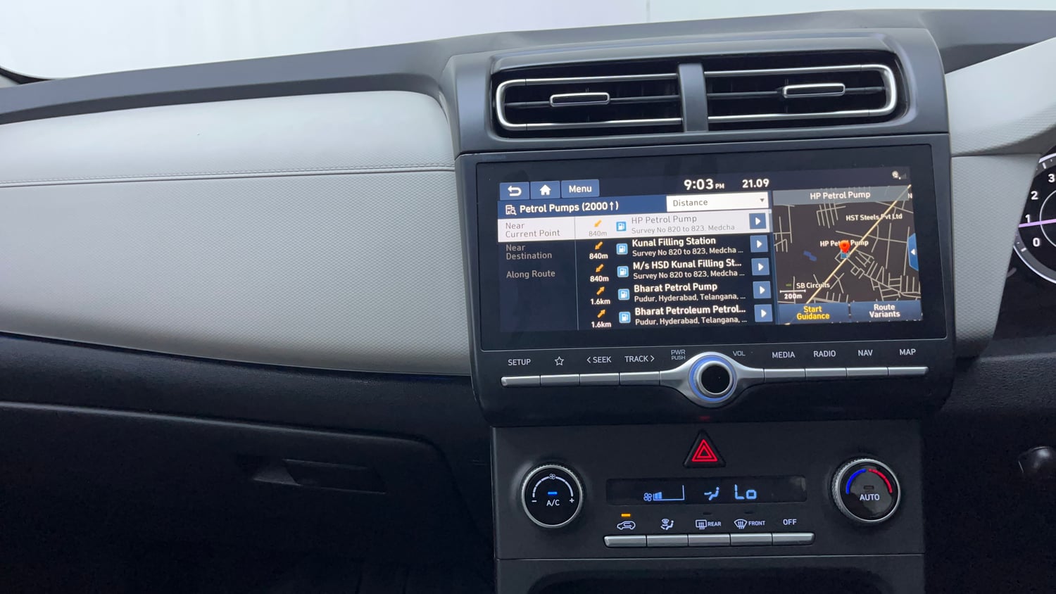 Used 2023 Hyundai Creta SX 1.5 Petrol Petrol Manual interior MUSIC SYSTEM & AC CONTROL VIEW