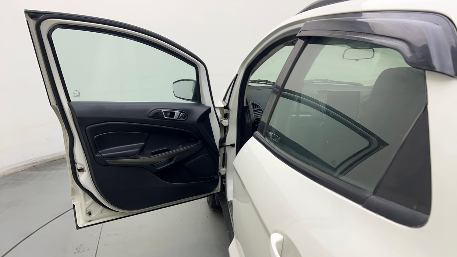 Used 2018 Ford EcoSport Trend + 1.5L TDCi Diesel Manual interior LEFT FRONT DOOR OPEN VIEW