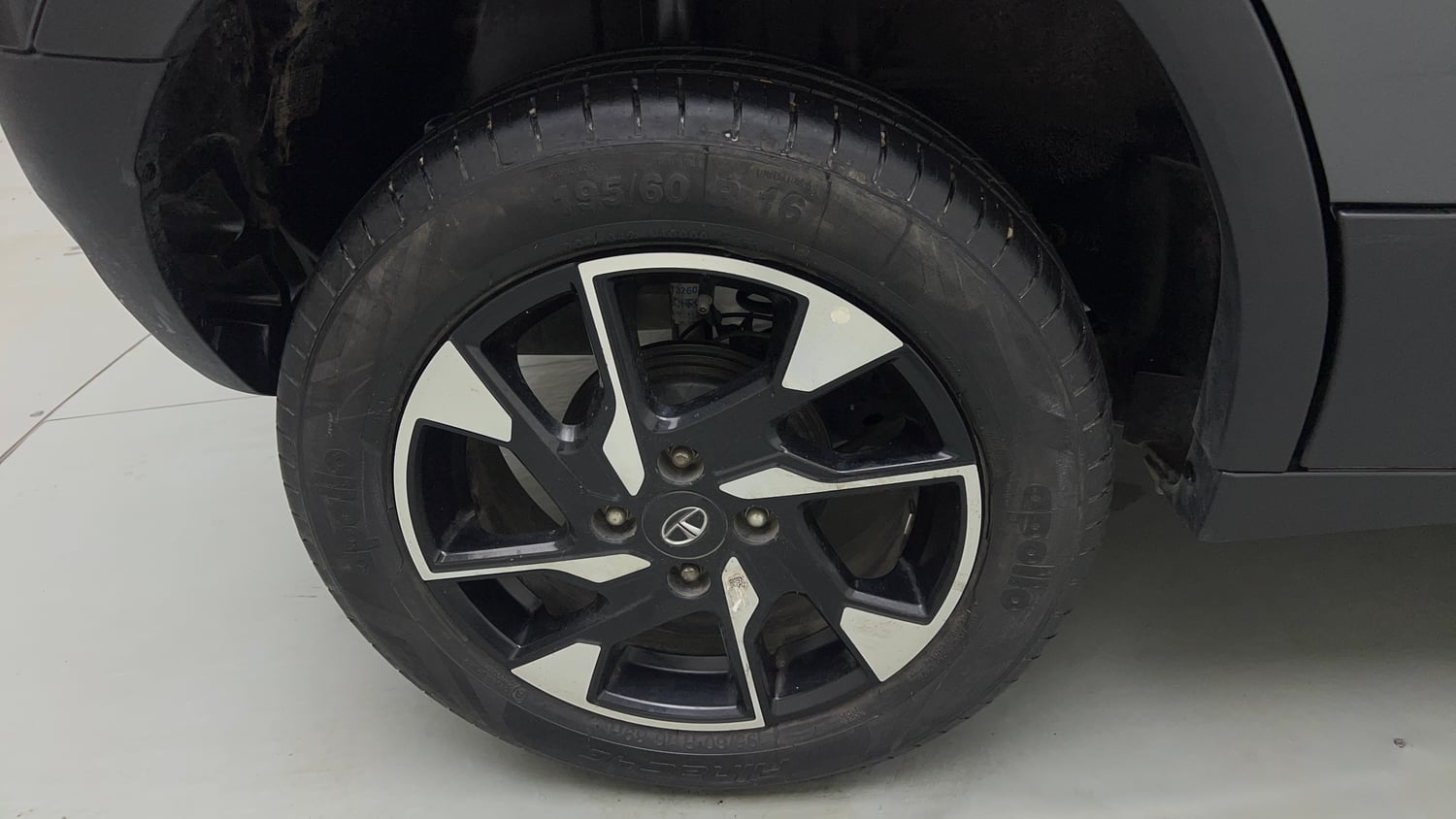Used 2023 Tata Punch Accomplished Dazzle Pack MT Petrol Manual tyres RIGHT REAR TYRE RIM VIEW