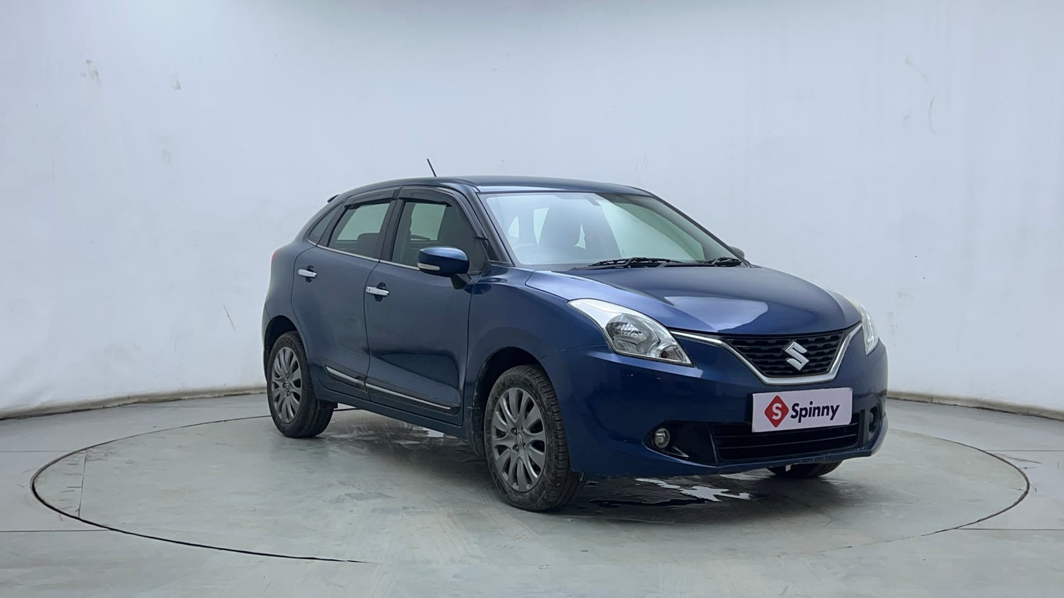 Used 2017 Maruti Suzuki Baleno Zeta 1.2 Petrol Manual exterior RIGHT FRONT CORNER VIEW