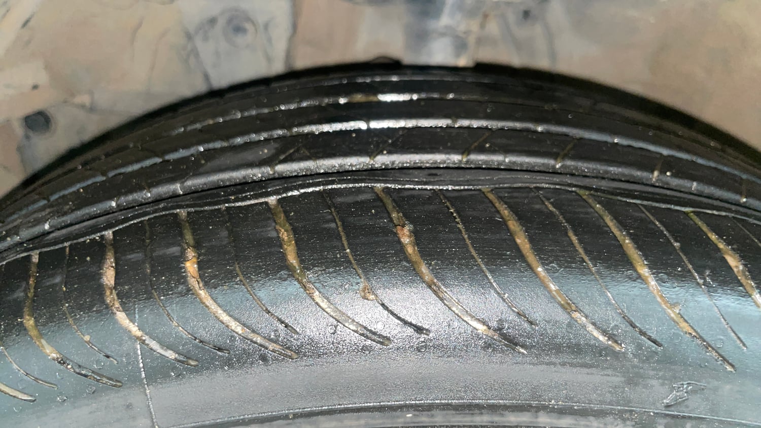 Used 2019 Honda WR-V VX MT Petrol Petrol Manual tyres LEFT FRONT TYRE TREAD VIEW