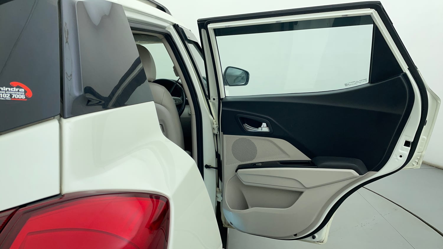 Used 2021 Mahindra XUV 300 W8 (O) 1.2 Petrol Petrol Manual interior RIGHT REAR DOOR OPEN VIEW