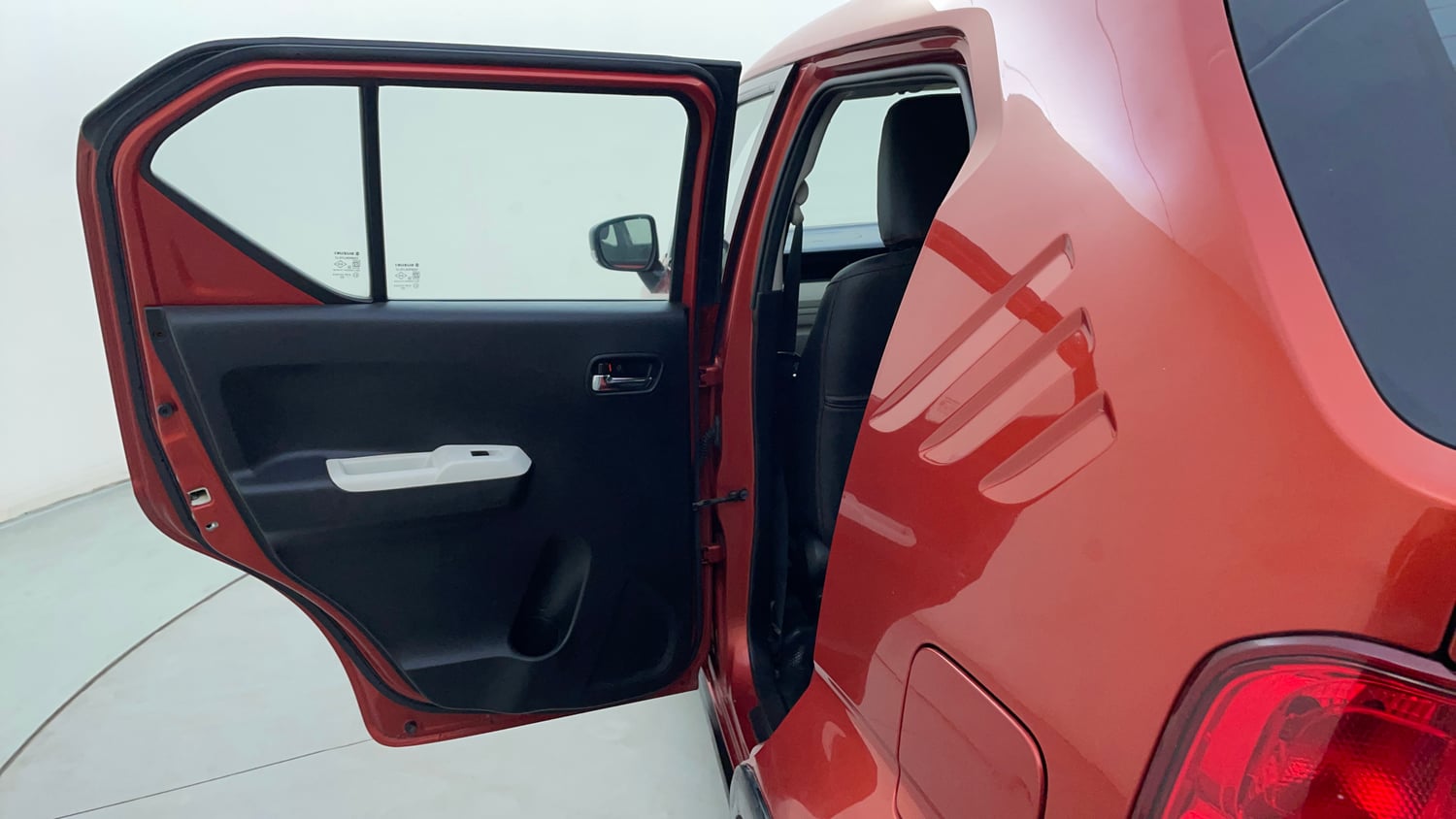 Used 2017 Maruti Suzuki Ignis Zeta 1.2 AMT Petrol Automatic interior LEFT REAR DOOR OPEN VIEW