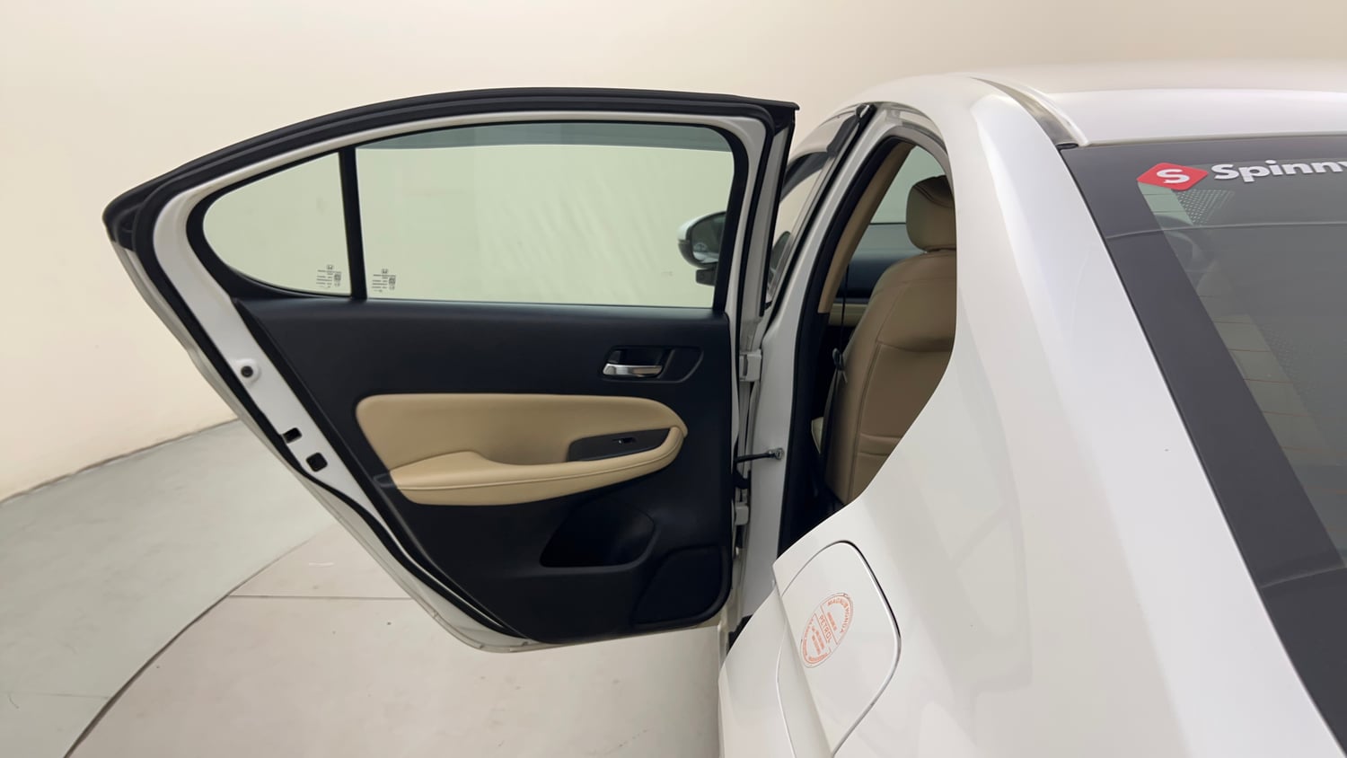 Used 2021 Honda City ZX CVT Petrol Petrol Automatic interior LEFT REAR DOOR OPEN VIEW