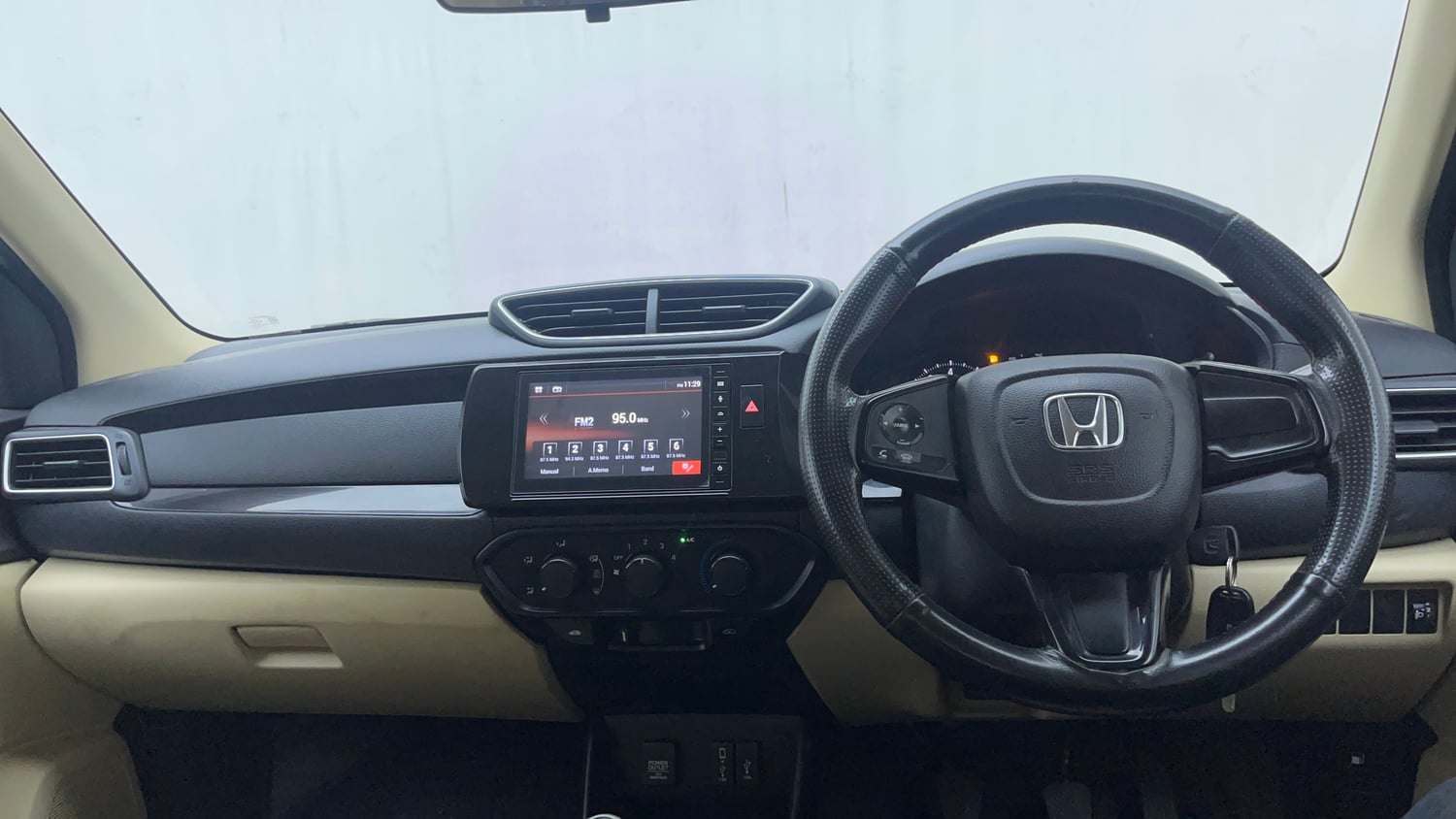 Used 2020 Honda Amaze 1.2 S MT Petrol Petrol Manual interior DASHBOARD VIEW