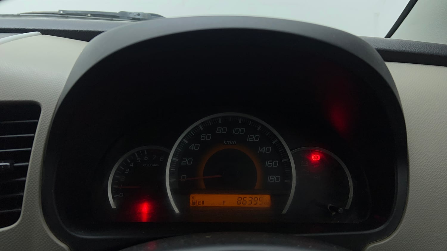 Used 2015 Maruti Suzuki Wagon R VXI Petrol Manual interior CLUSTERMETER VIEW