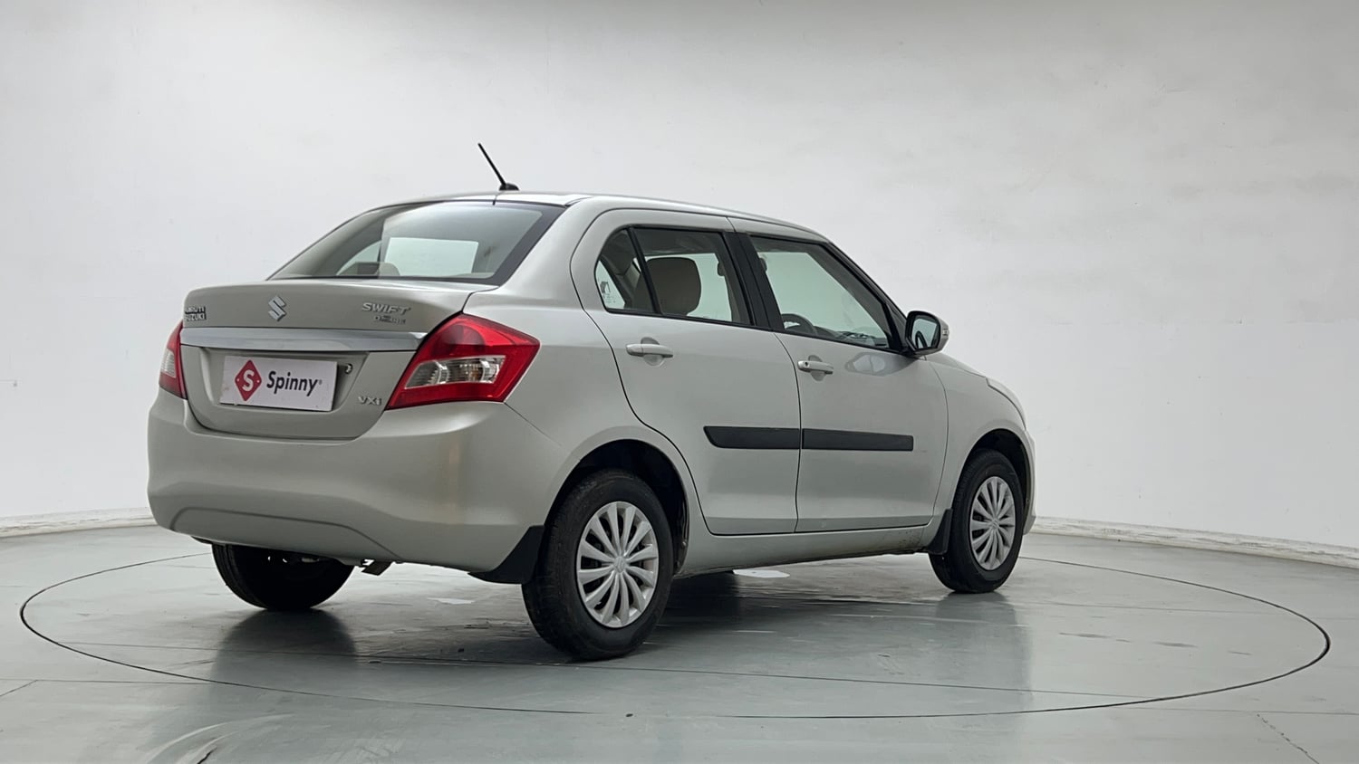Used 2016 Maruti Suzuki Swift Dzire VXI (O) Petrol Manual exterior RIGHT REAR CORNER VIEW