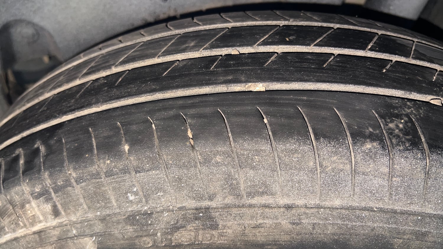 Used 2017 Maruti Suzuki Swift Lxi (O) Petrol Manual tyres LEFT REAR TYRE TREAD VIEW