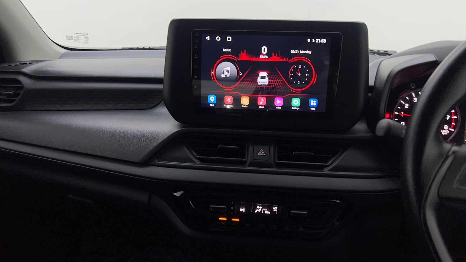 Used 2026 Maruti Suzuki Swift LXi Petrol Manual interior MUSIC SYSTEM & AC CONTROL VIEW