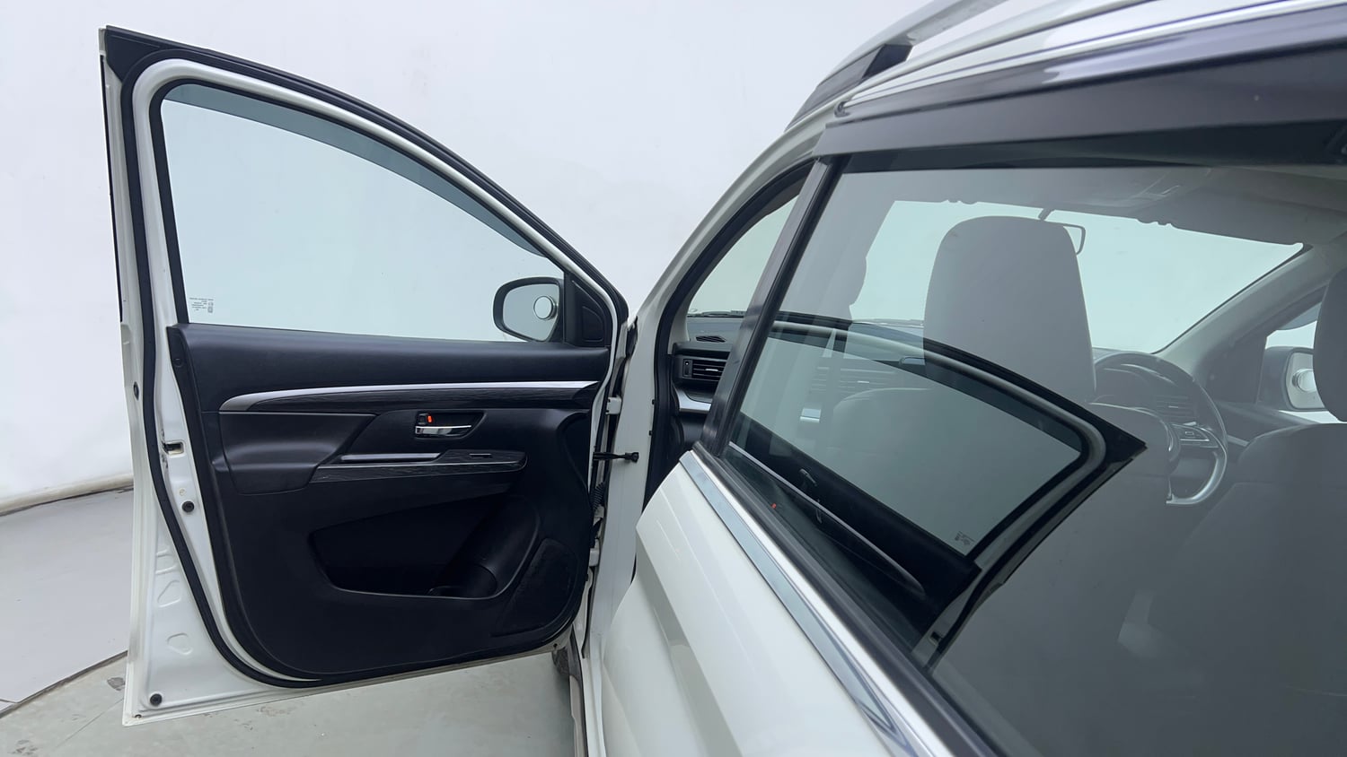 Used 2022 Maruti Suzuki XL6 Alpha AT Petrol Petrol Automatic interior LEFT FRONT DOOR OPEN VIEW