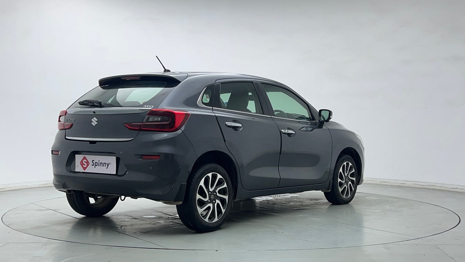 Used 2023 Maruti Suzuki Baleno Alpha MT Petrol Manual exterior RIGHT REAR CORNER VIEW
