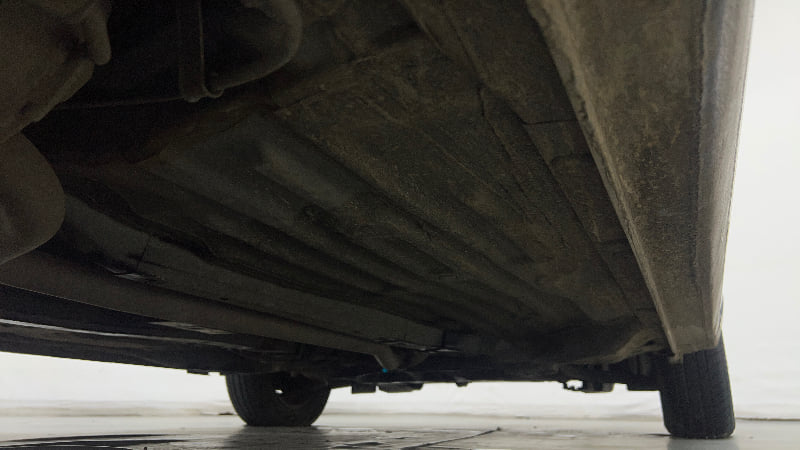 Used 2022 Honda Amaze S MT 1.2 Petrol Petrol Manual extra REAR RIGHT UNDERBODY VIEW