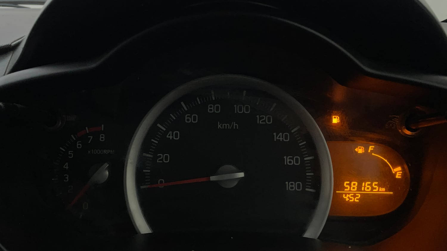 Used 2017 Maruti Suzuki Celerio ZXi Petrol Manual interior CLUSTERMETER VIEW