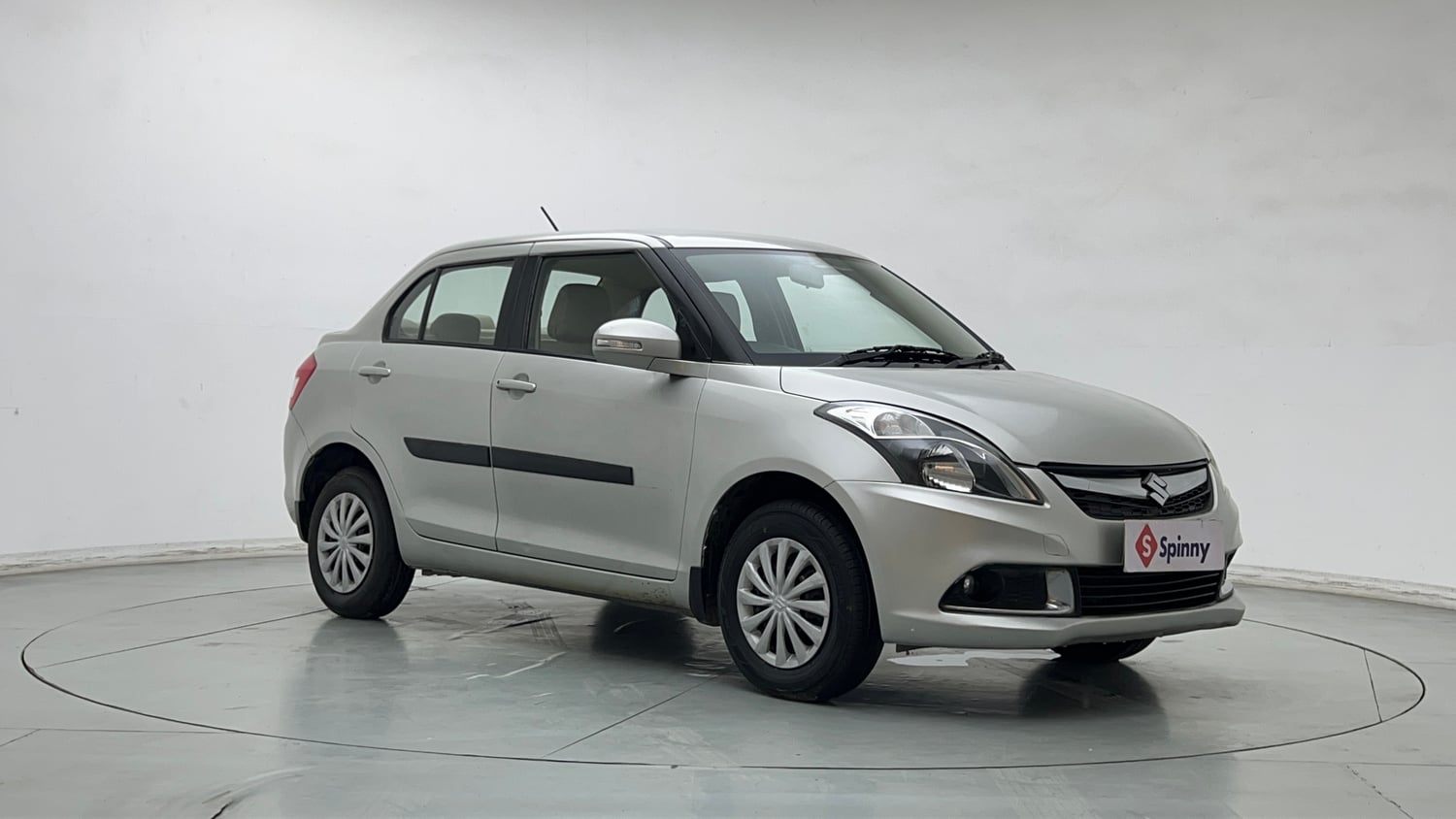 Used 2016 Maruti Suzuki Swift Dzire VXI (O) Petrol Manual exterior RIGHT FRONT CORNER VIEW