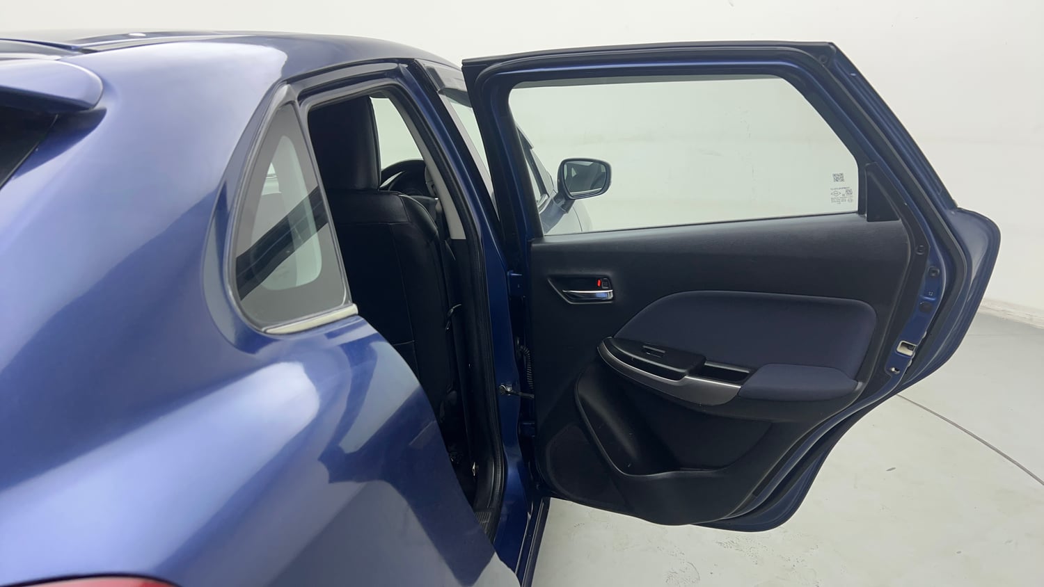 Used 2019 Maruti Suzuki Baleno Zeta Petrol Manual interior RIGHT REAR DOOR OPEN VIEW