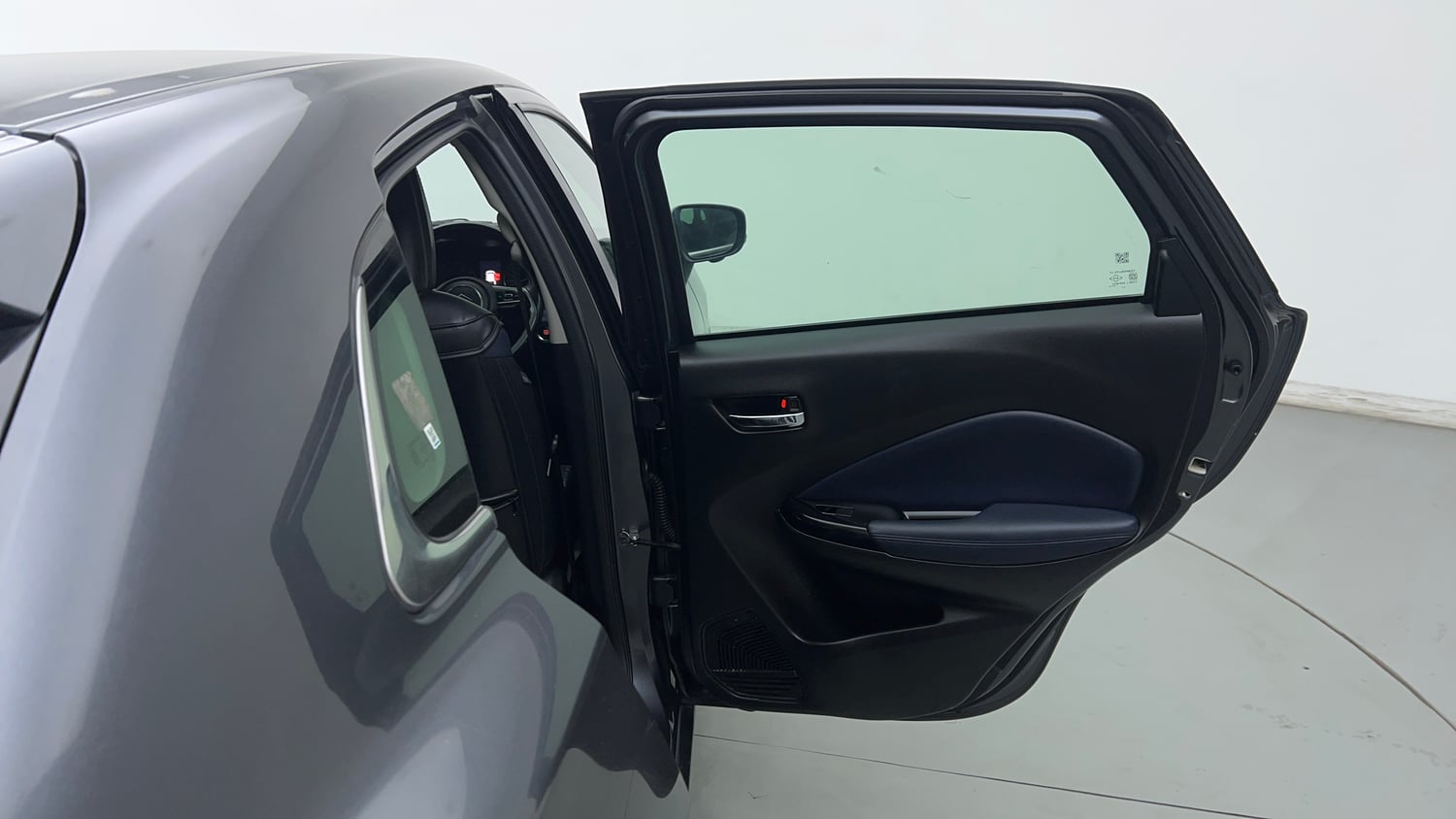 Used 2023 Maruti Suzuki Baleno Alpha MT Petrol Manual interior RIGHT REAR DOOR OPEN VIEW