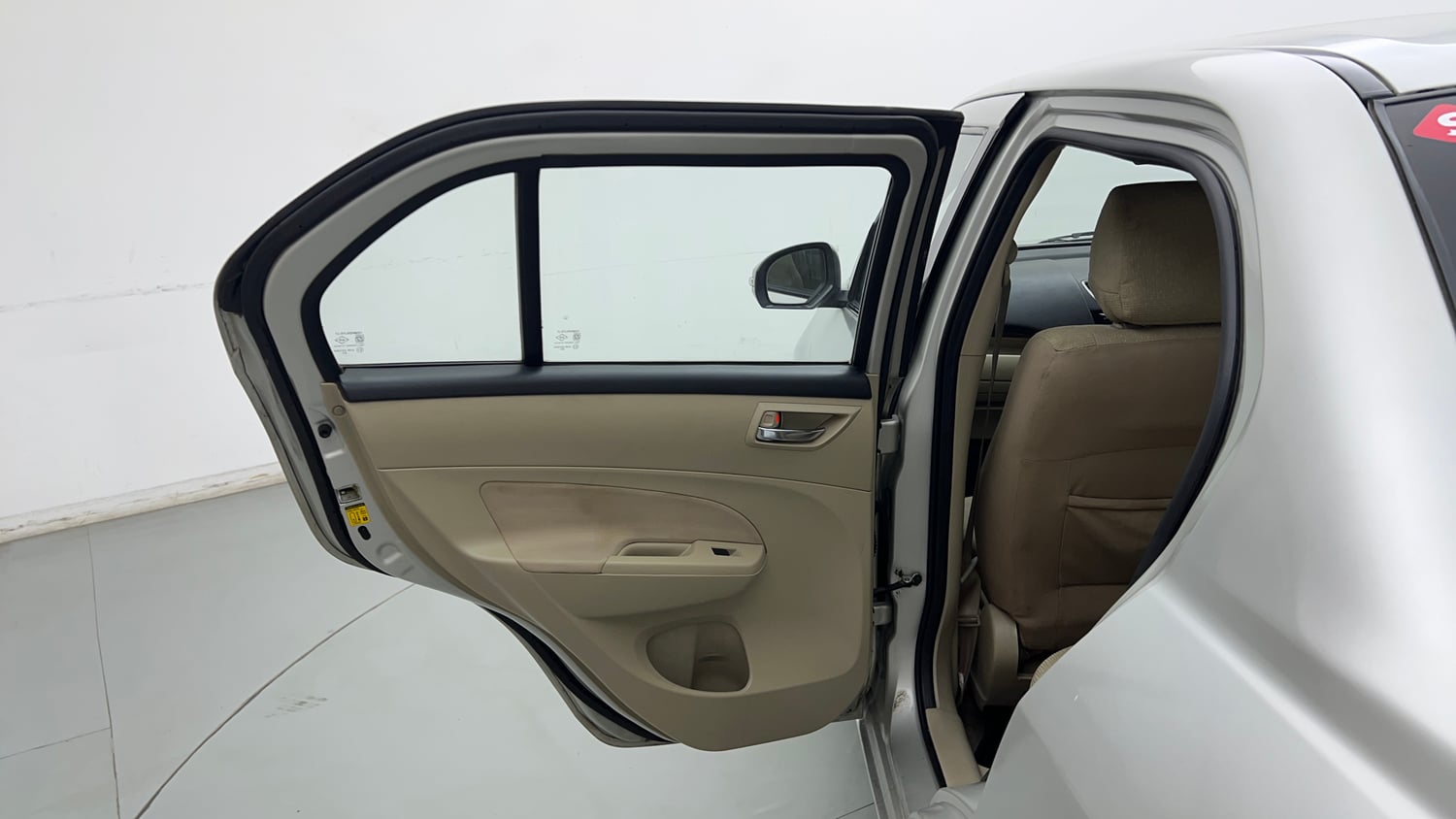 Used 2016 Maruti Suzuki Swift Dzire VXI (O) Petrol Manual interior LEFT REAR DOOR OPEN VIEW