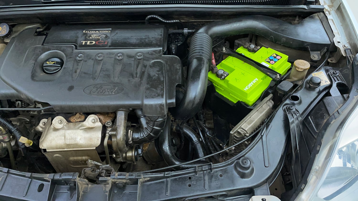Used 2014 Ford Figo Duratorq Diesel ZXI 1.4 Diesel Manual engine ENGINE LEFT SIDE VIEW
