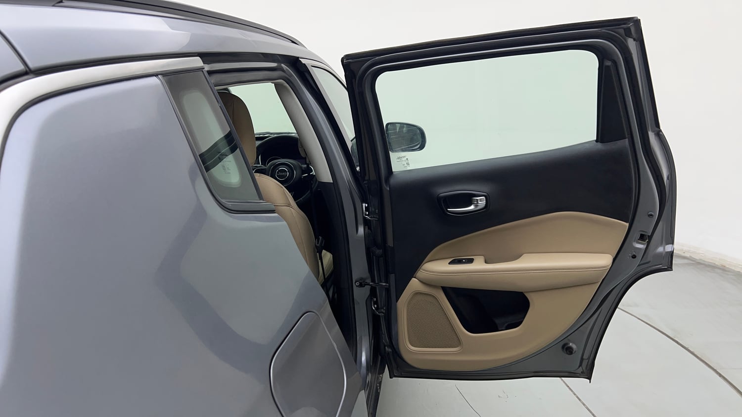 Used 2019 Jeep Compass Longitude (O) 1.4 Petrol AT Petrol Automatic interior RIGHT REAR DOOR OPEN VIEW