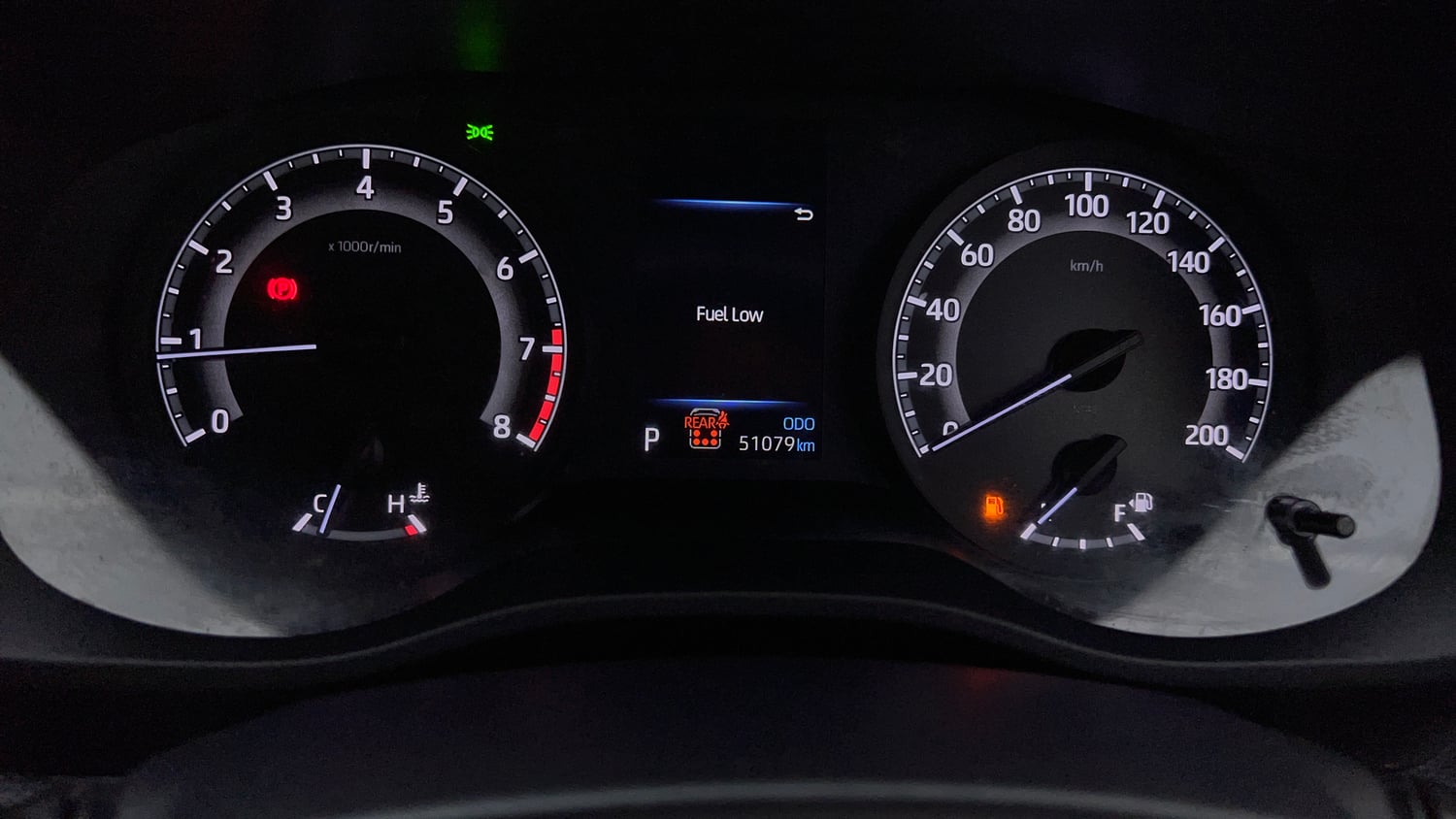 Used 2024 Toyota Innova Hycross GX (O) 7 STR Petrol Automatic interior CLUSTERMETER VIEW