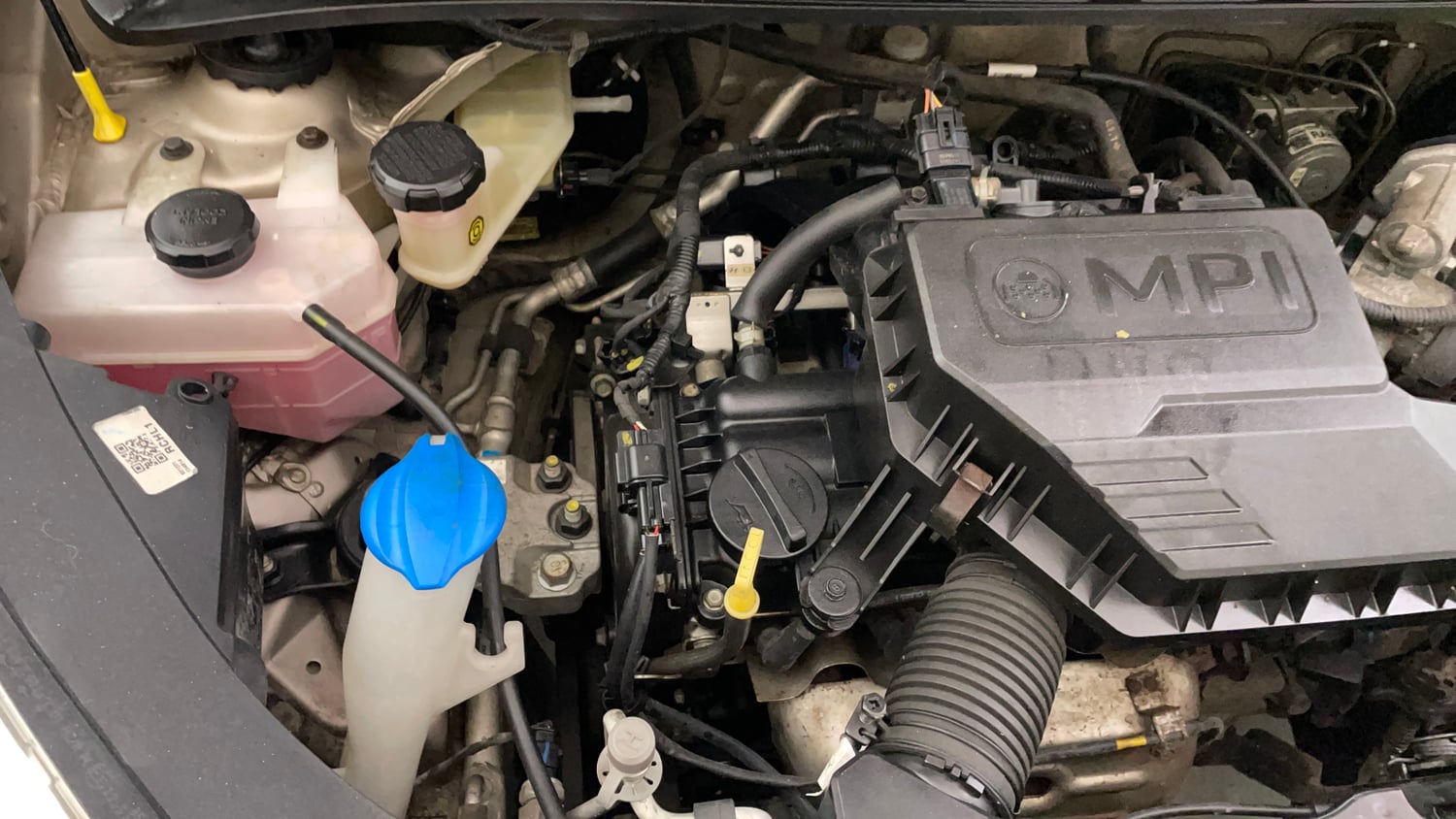 Used 2022 Hyundai Santro Sportz Petrol Manual engine ENGINE RIGHT SIDE VIEW