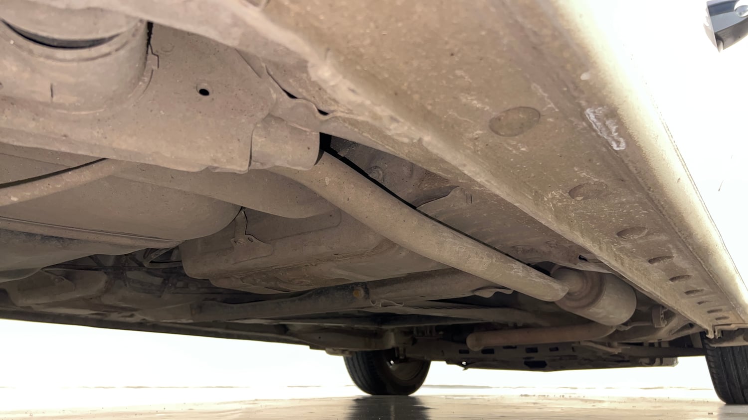 Used 2021 Honda City ZX CVT Petrol Petrol Automatic extra REAR RIGHT UNDERBODY VIEW
