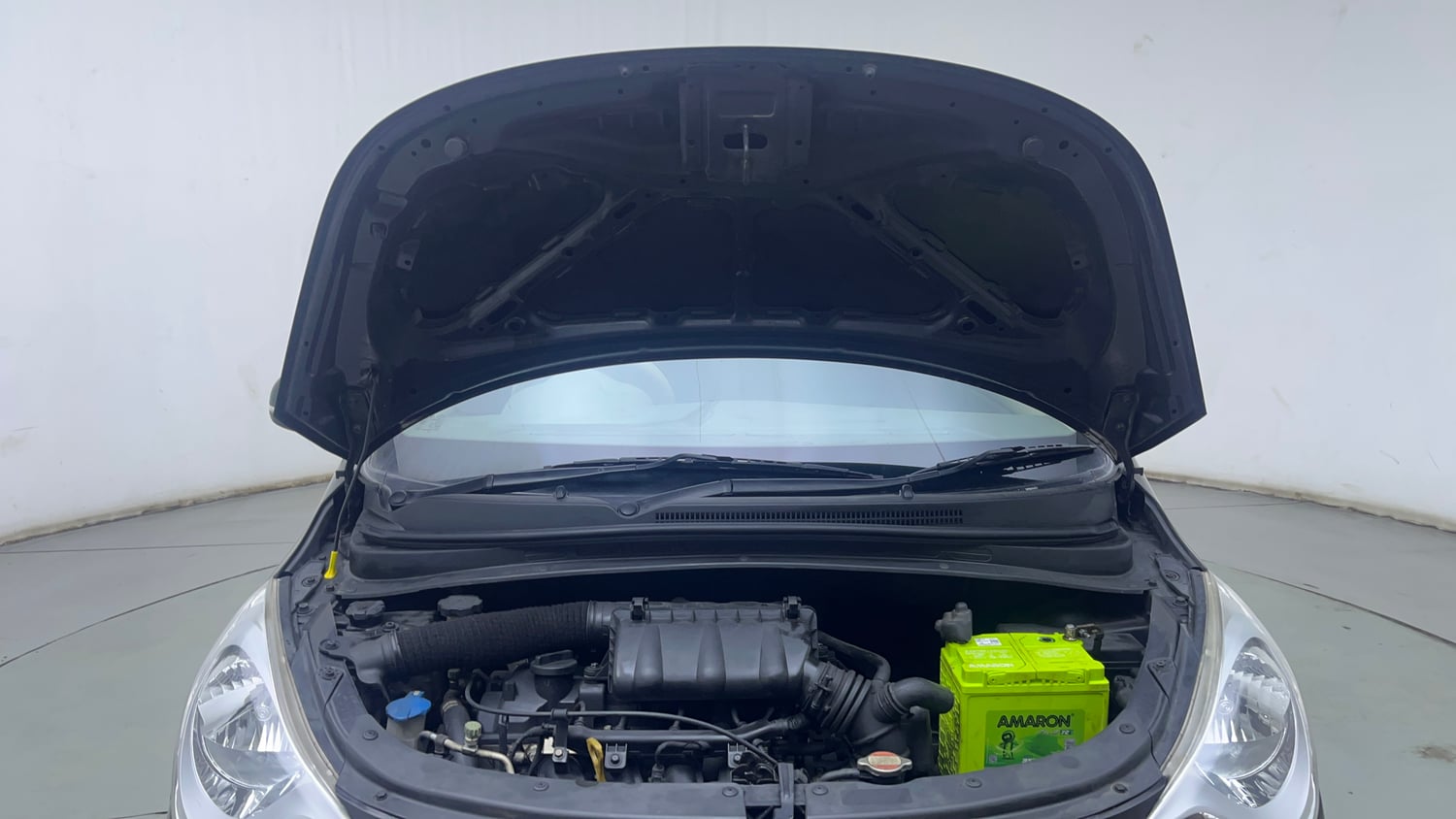 Used 2012 Hyundai i10 Sportz 1.2 Kappa2 Petrol Manual engine ENGINE & BONNET OPEN FRONT VIEW