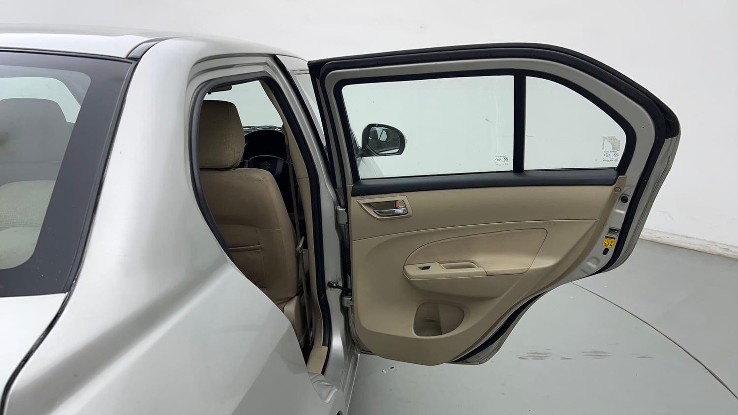 Used 2016 Maruti Suzuki Swift Dzire VXI (O) Petrol Manual interior RIGHT REAR DOOR OPEN VIEW
