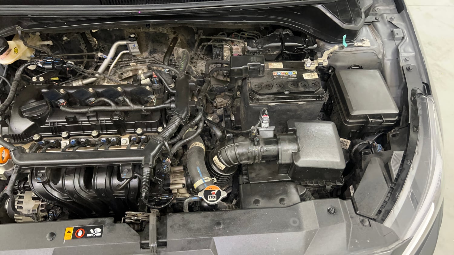 Used 2025 Hyundai New i20 Asta (O) 1.2 IVT Petrol Automatic engine ENGINE LEFT SIDE VIEW