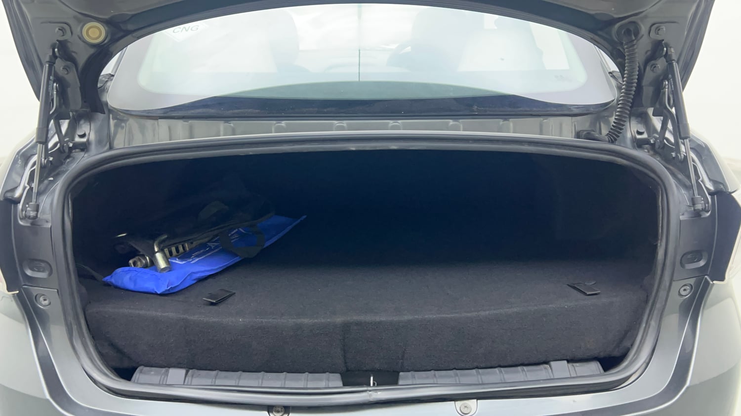 Used 2024 Tata Tigor XM iCNG Cng Manual interior DICKY INSIDE VIEW