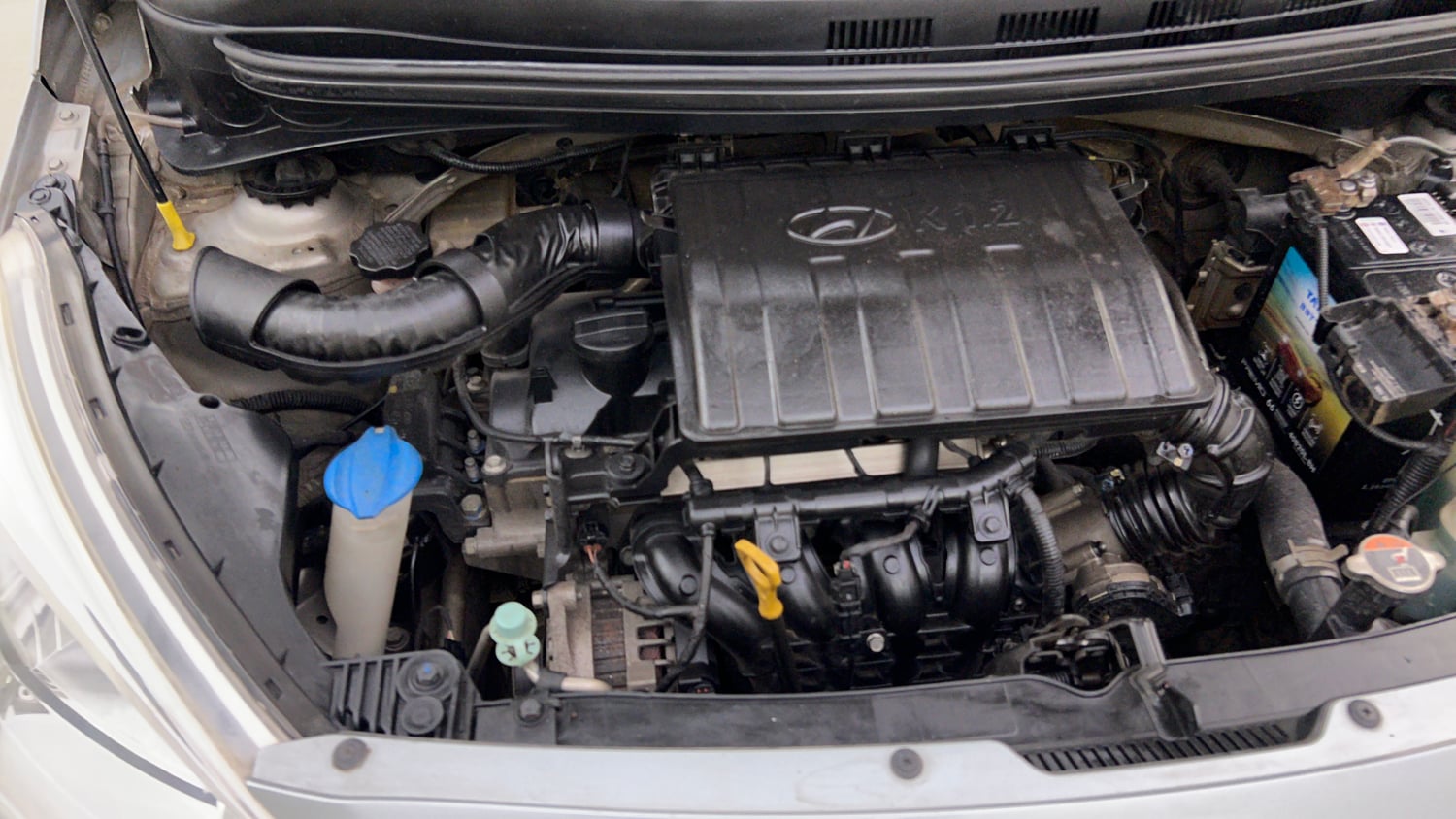 Used 2019 Hyundai Grand i10 Asta 1.2 Kappa VTVT Petrol Manual engine ENGINE RIGHT SIDE VIEW
