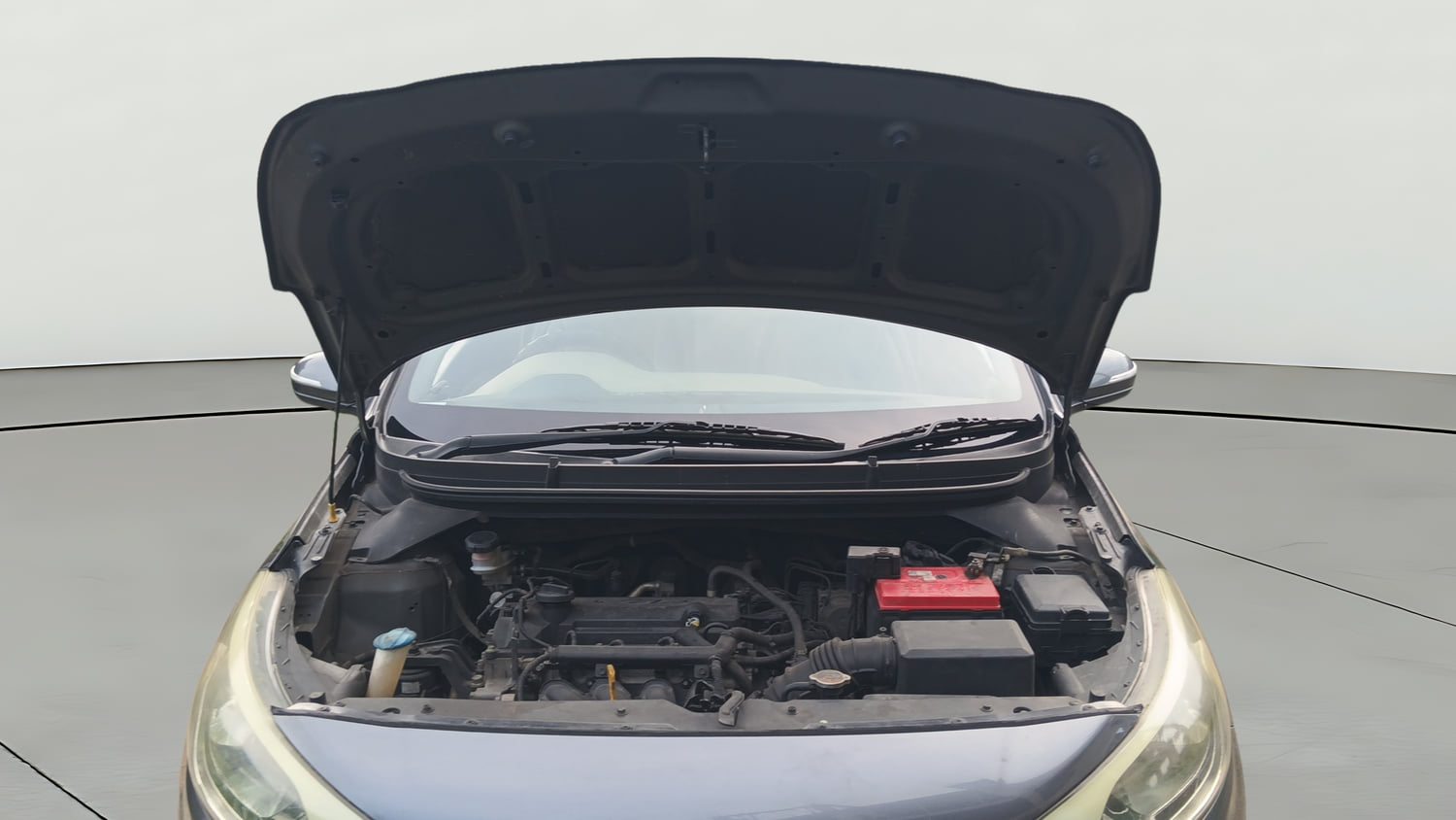 Used 2015 Hyundai Elite i20 Asta 1.2 Petrol Manual engine ENGINE & BONNET OPEN FRONT VIEW