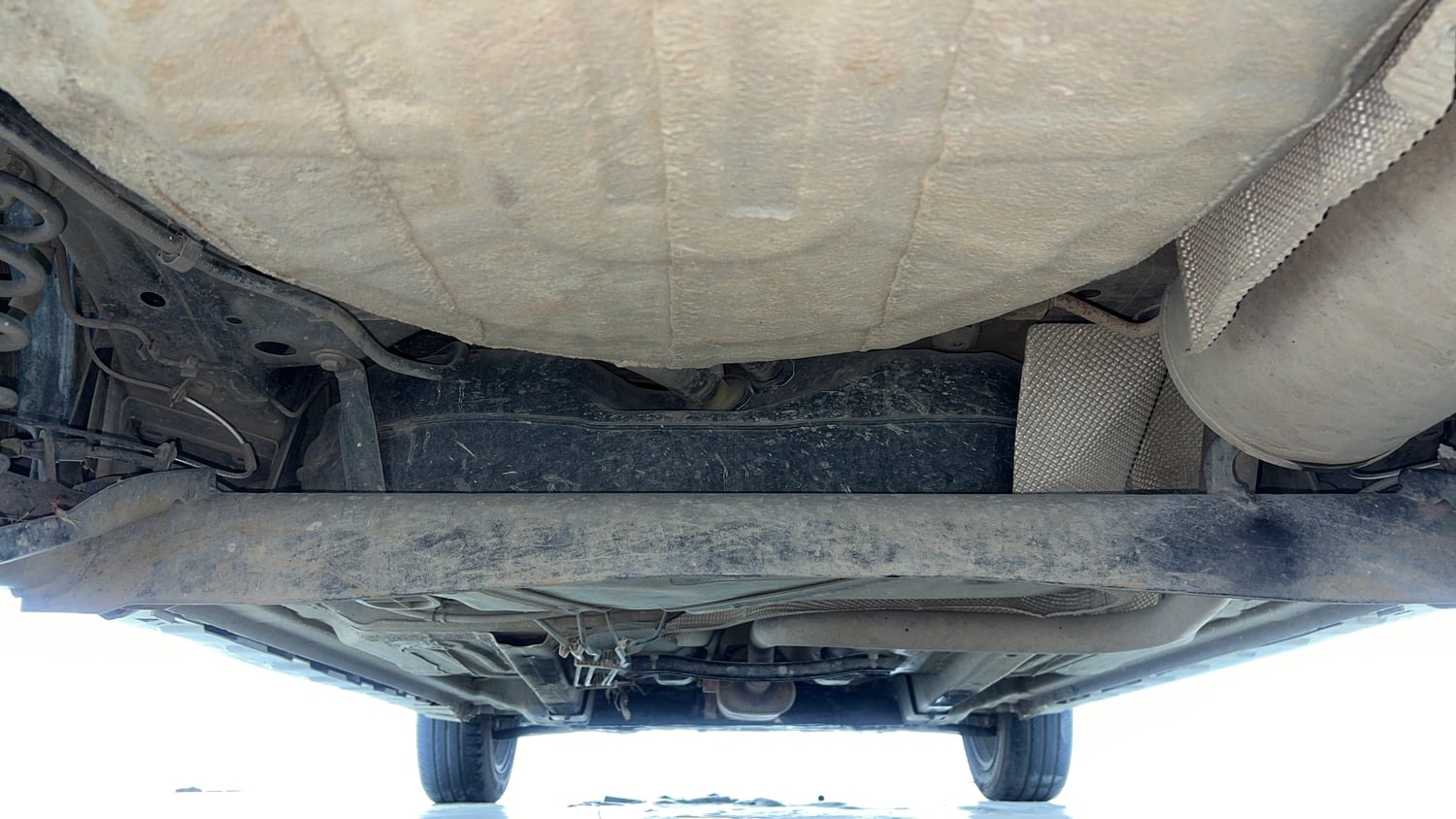 Used 2019 Ford Freestyle Titanium 1.2 Ti-VCT Petrol Manual extra REAR UNDERBODY VIEW (TAKEN FROM REAR)